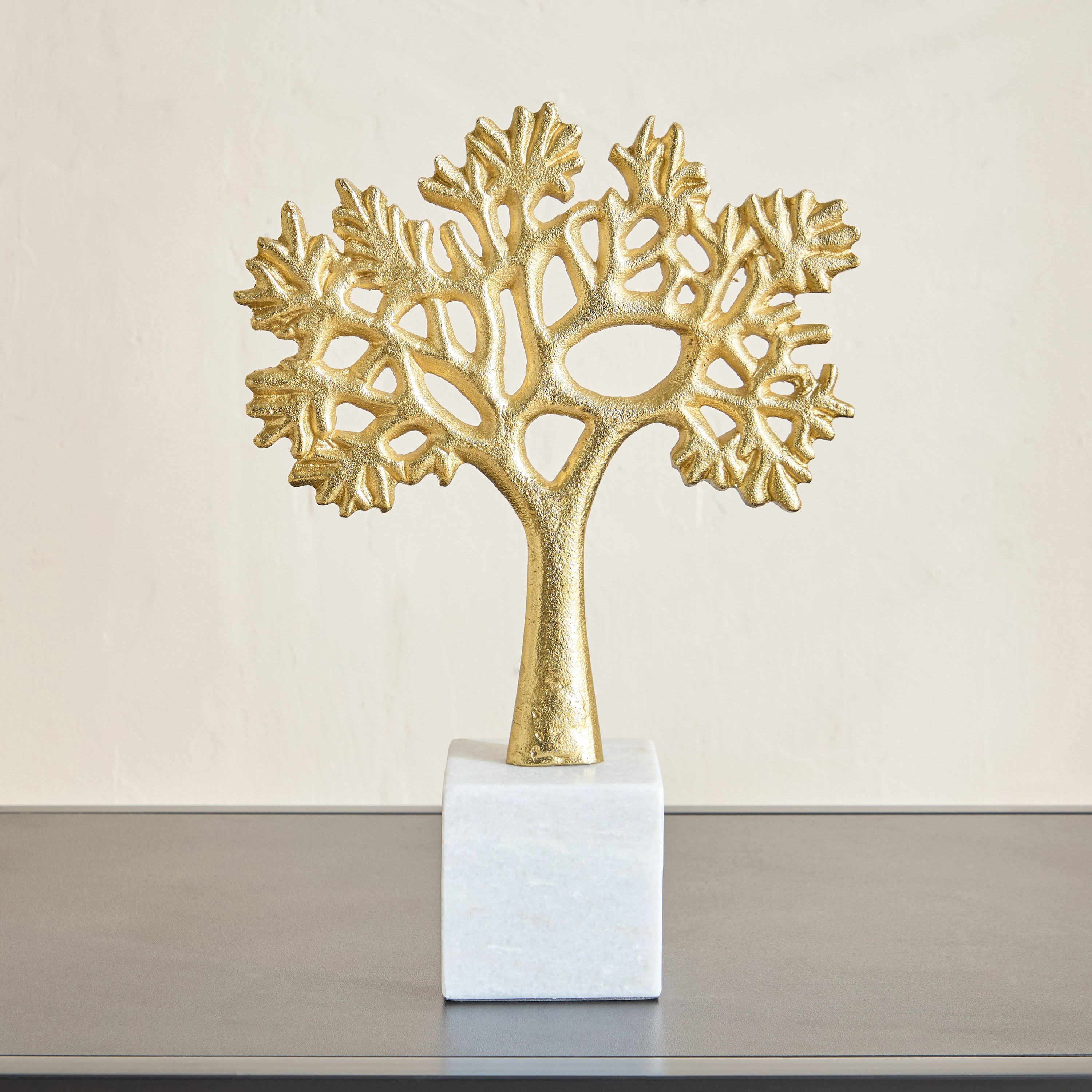 زينة ديكور ألومنيوم بتصميم شجرة من ستافورد ليف - 22.5x8x32 سم-hbxhomeware-homedecor-figurinesandornaments-image-2