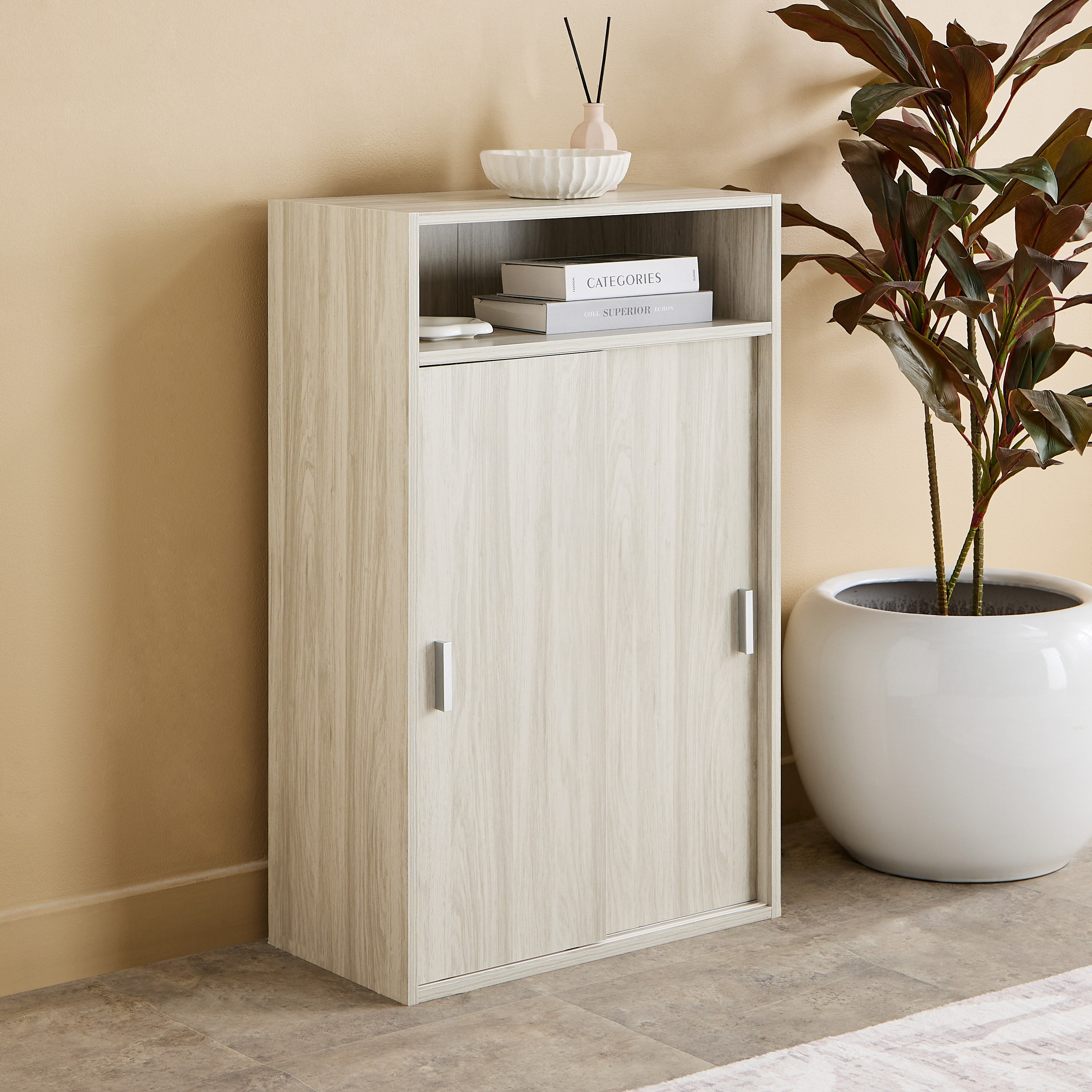Libra 2-Sliding Door Multipurpose Cabinet-hbxfurniture-diningroom-buffetsandsideboards-image-1