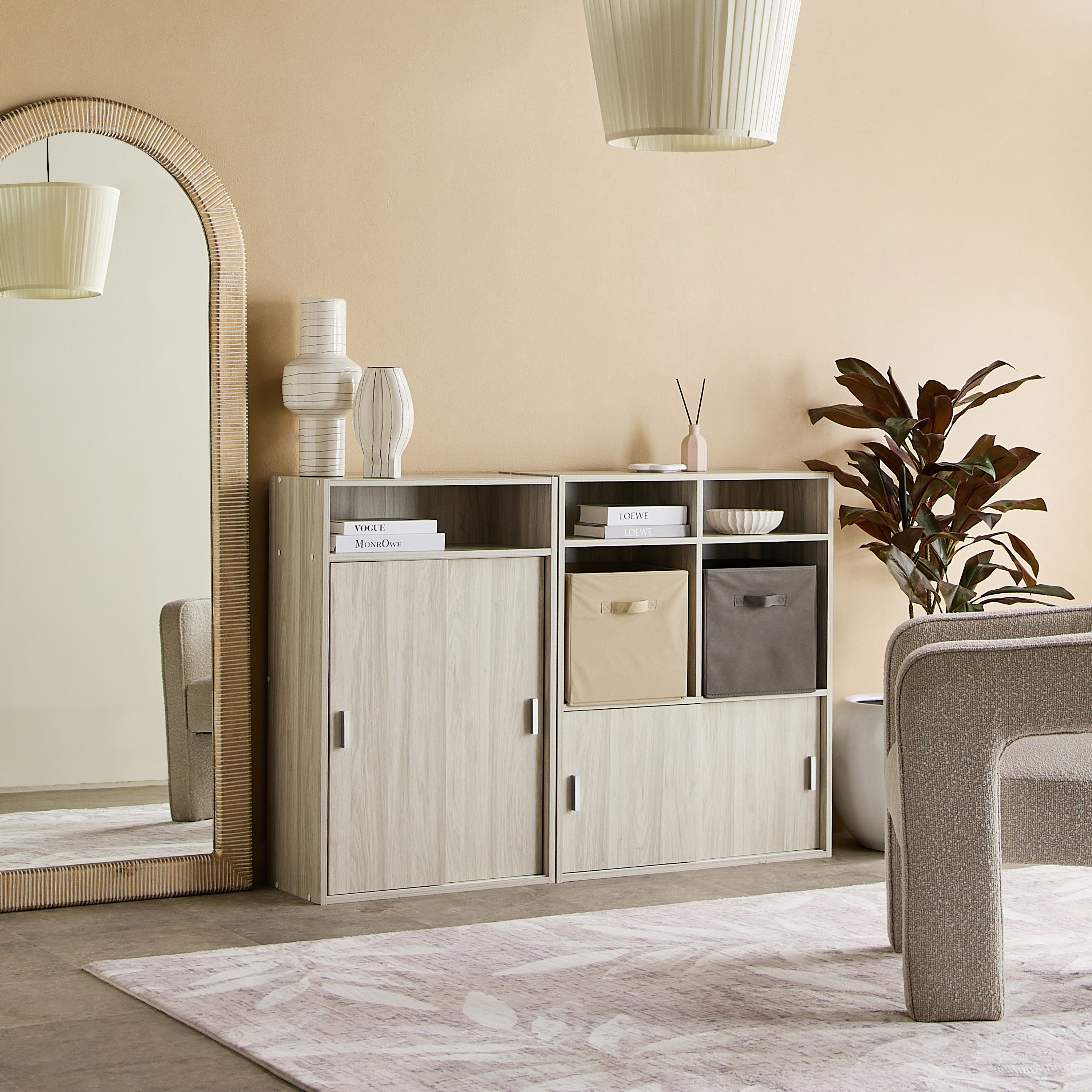 خزانة جانبية بدرجين وبابين انزلاقيين من ليبرا-hbxfurniture-diningroom-buffetsandsideboards-image-8