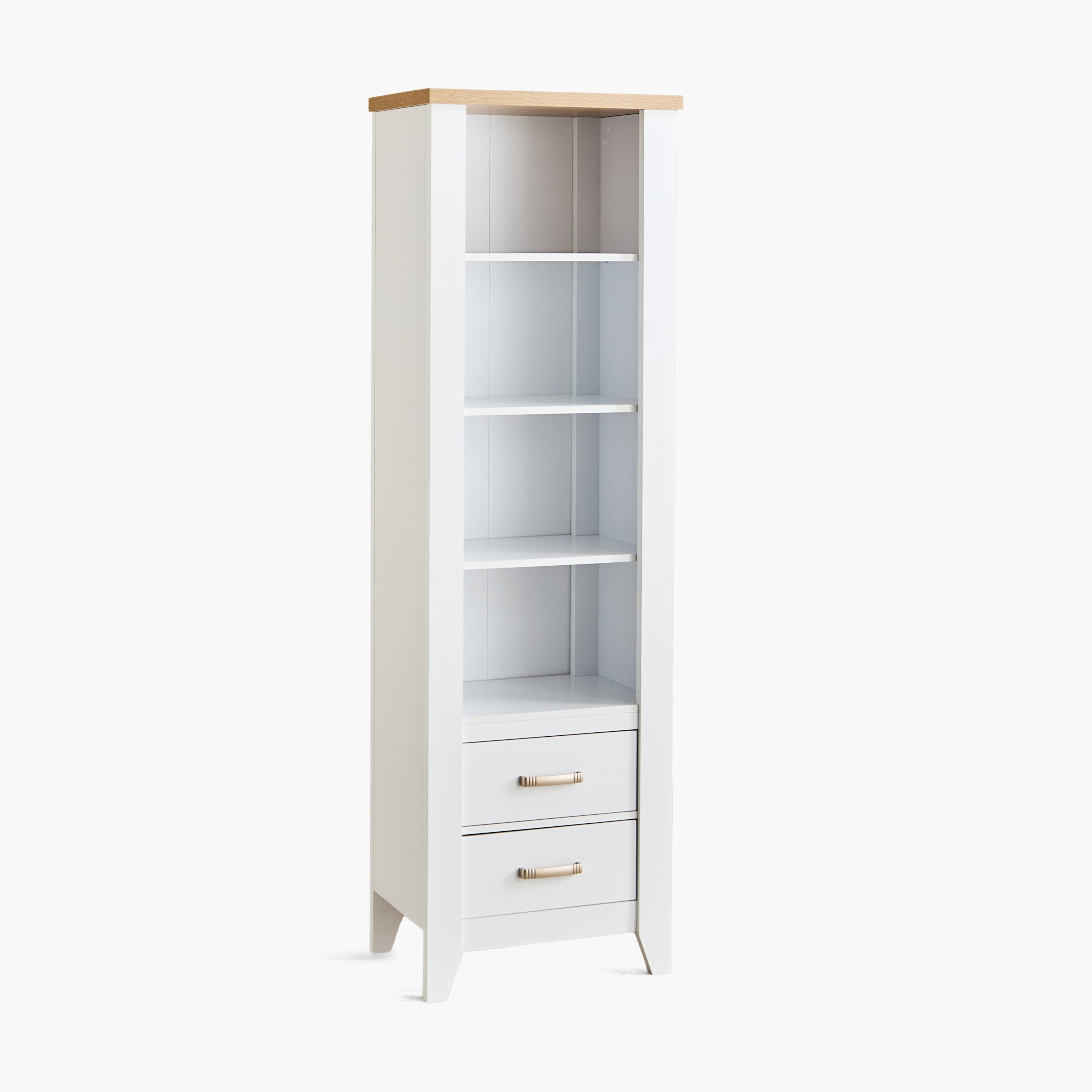 Movo Sky 2-Drawer Tall Bookcase with Display Cabinet-hbxfurniture-office-bookcases-image-9
