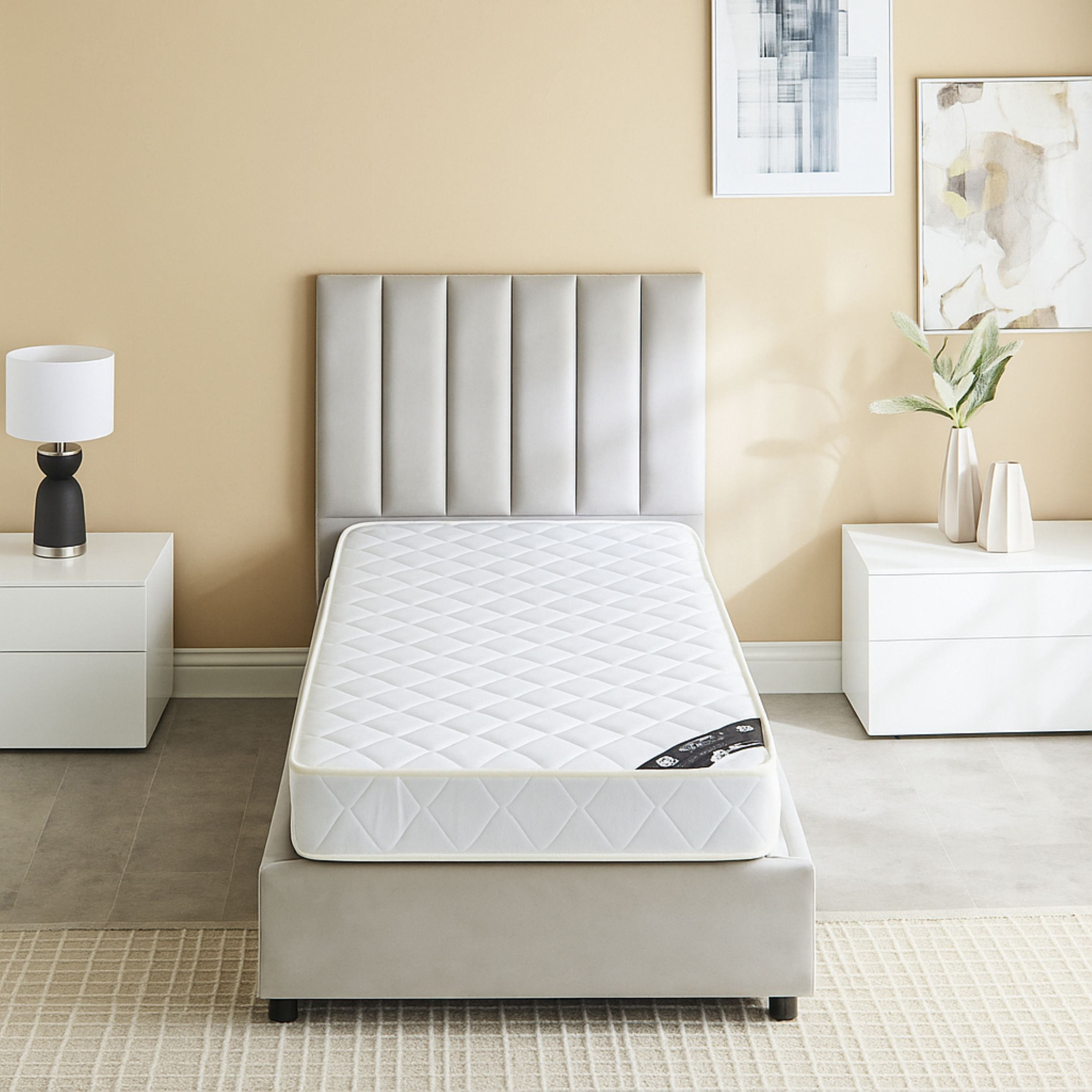 مرتبة فردية إسفنج عالي المرونة مع نوابض حلزونية من آي برايم نكست - 90x200x20 سم-hbxfurniture-bedroom-mattresses-single-image-2
