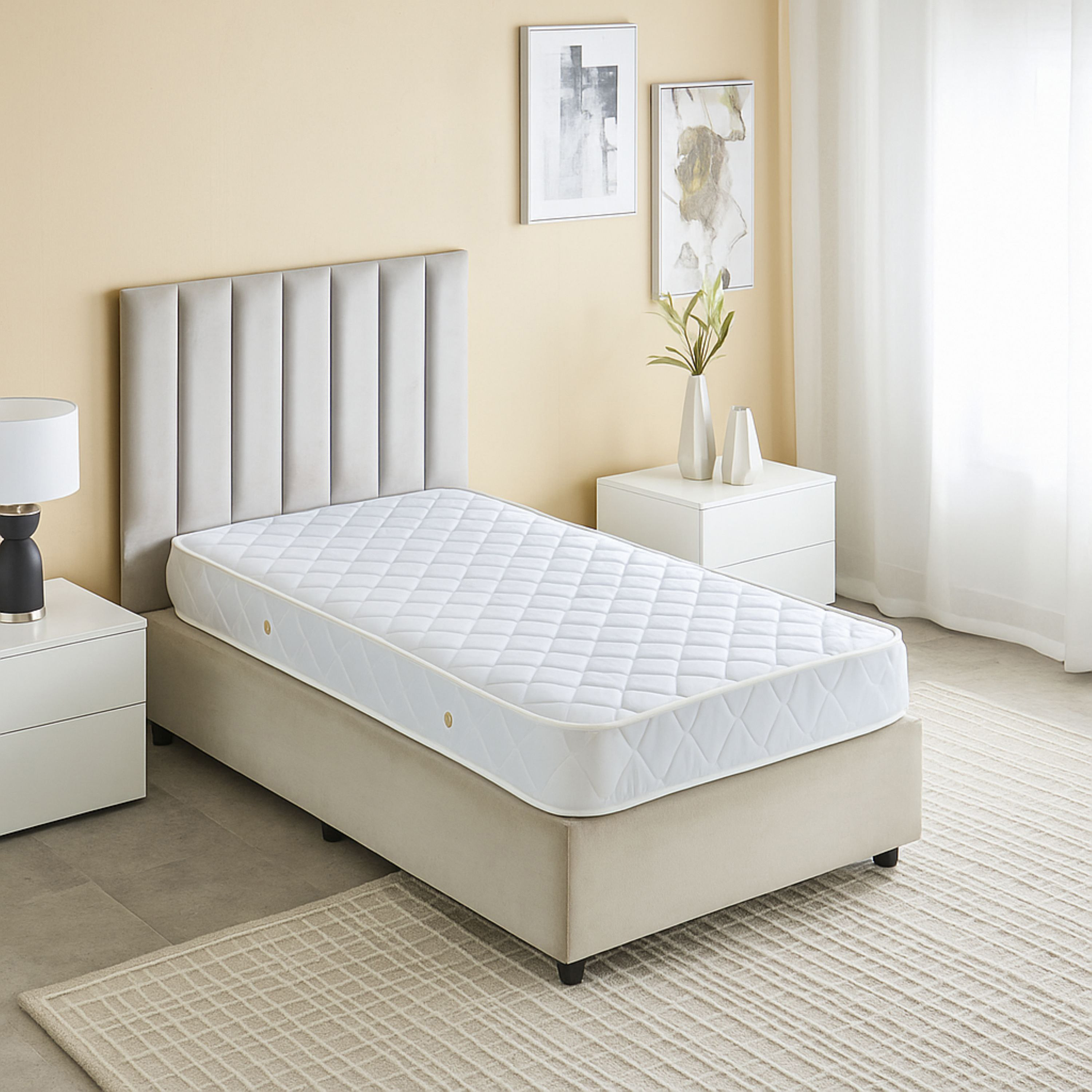 مرتبة فردية إسفنج عالي المرونة مع نوابض حلزونية من آي برايم نكست - 90x200x20 سم-hbxfurniture-bedroom-mattresses-single-image-3