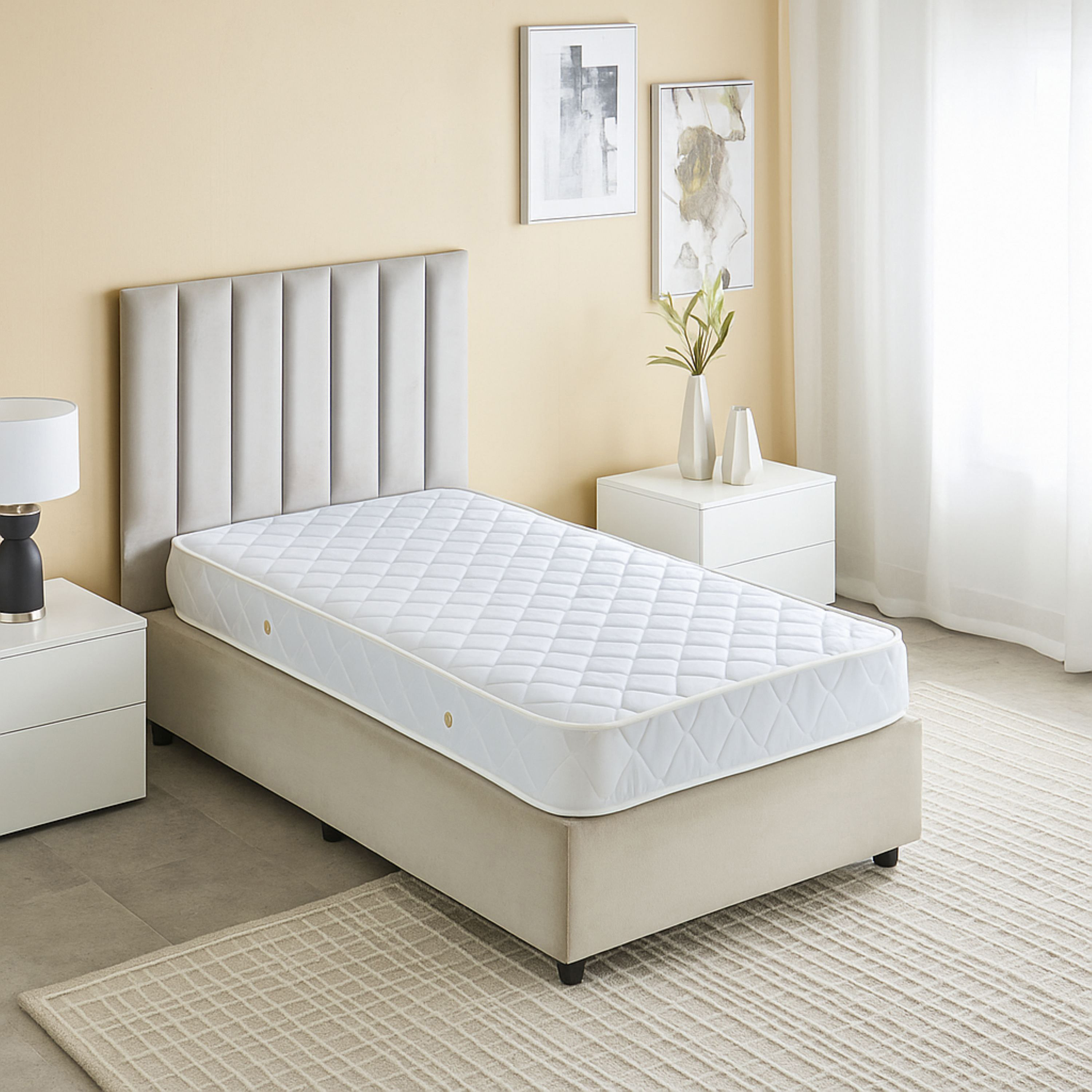 مرتبة توين إسفنج عالي المرونة مع نوابض حلزونية من آي برايم نكست - 120x200x20 سم-hbxfurniture-mattresses-twin-image-3