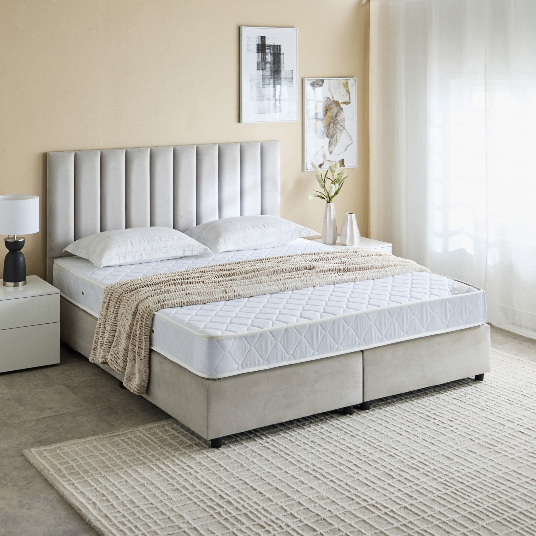 مرتبة كينج بنوابض بونيل عالية المرونة نيكست من آي برايم - 180x200x20 سم-hbxfurniture-mattresses-king-image-7