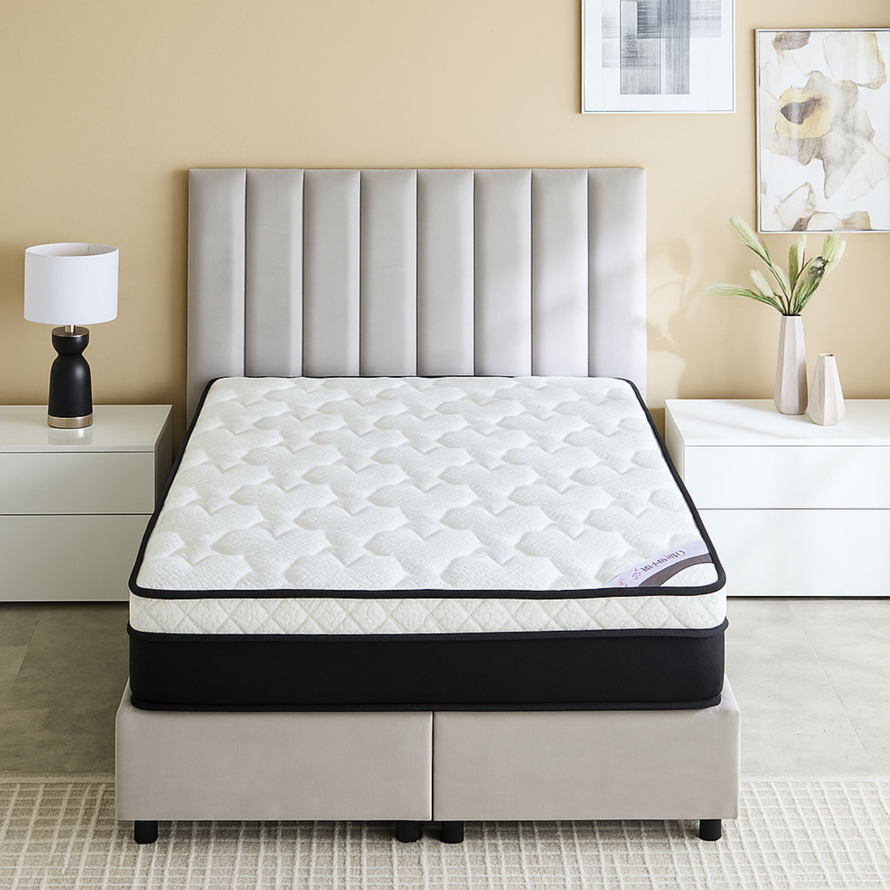 iNew Repose Box Top Bonnell Spring Queen Mattress - 150x200x24 cm-PROMO_HB_KSA_HBX10_190925-image-2