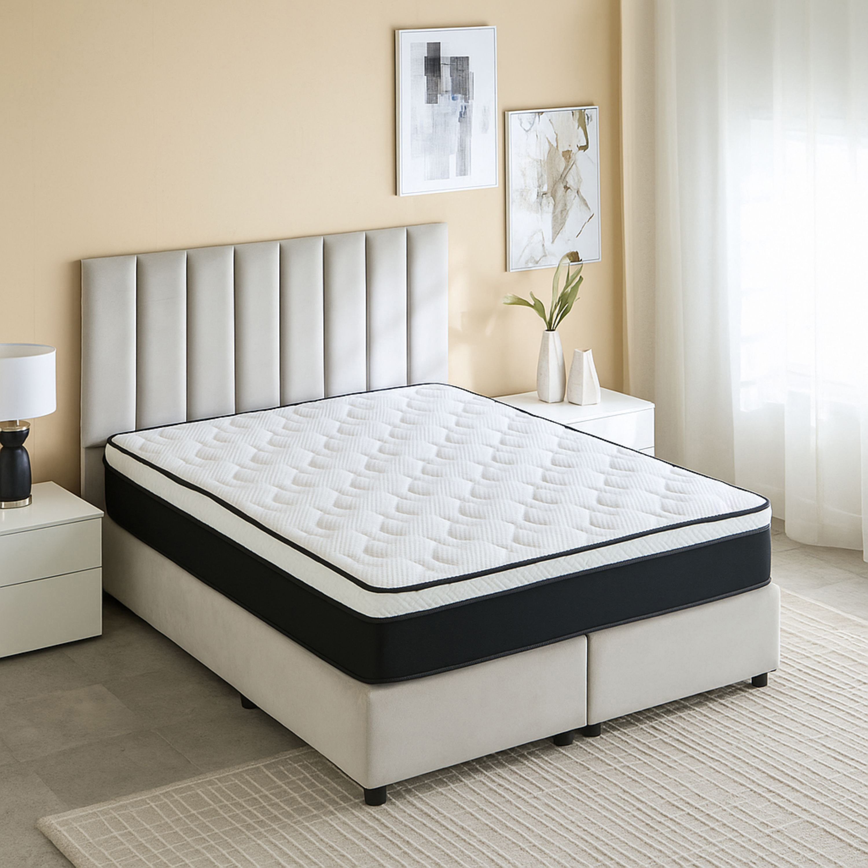 iNew Repose Box Top Bonnell Spring Queen Mattress - 150x200x24 cm-PROMO_HB_KSA_HBX10_190925-image-3