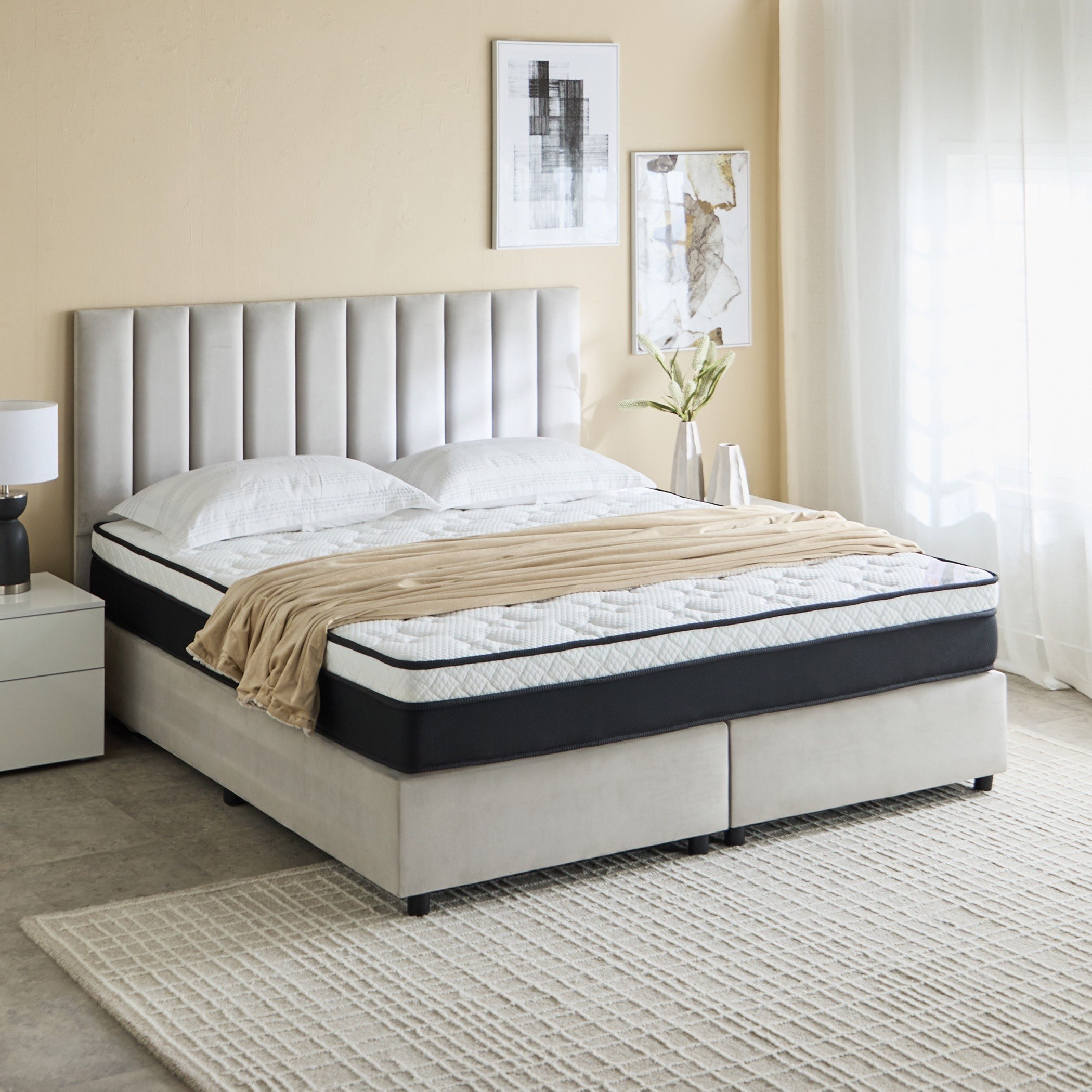 iNew Repose Box Top Bonnell Spring Queen Mattress - 160x200x24 cm-PROMO_HB_KSA_HBX10_190925-image-8