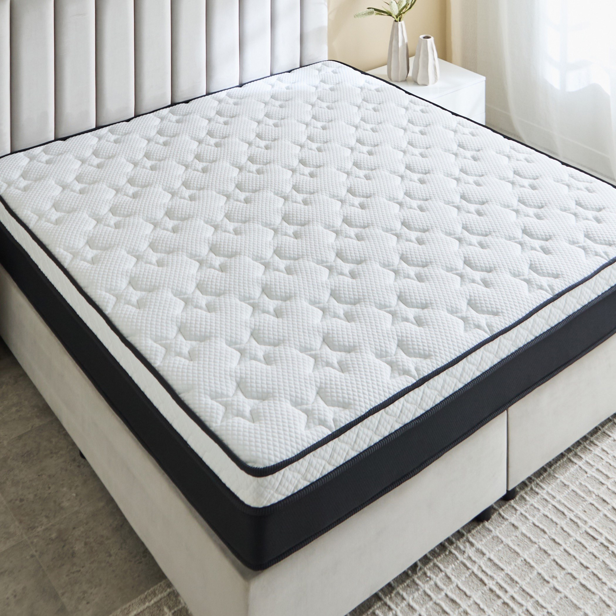 iNew Repose Box Top Bonnell Spring Queen Mattress - 160x200x24 cm-PROMO_HB_KSA_HBX10_190925-image-4