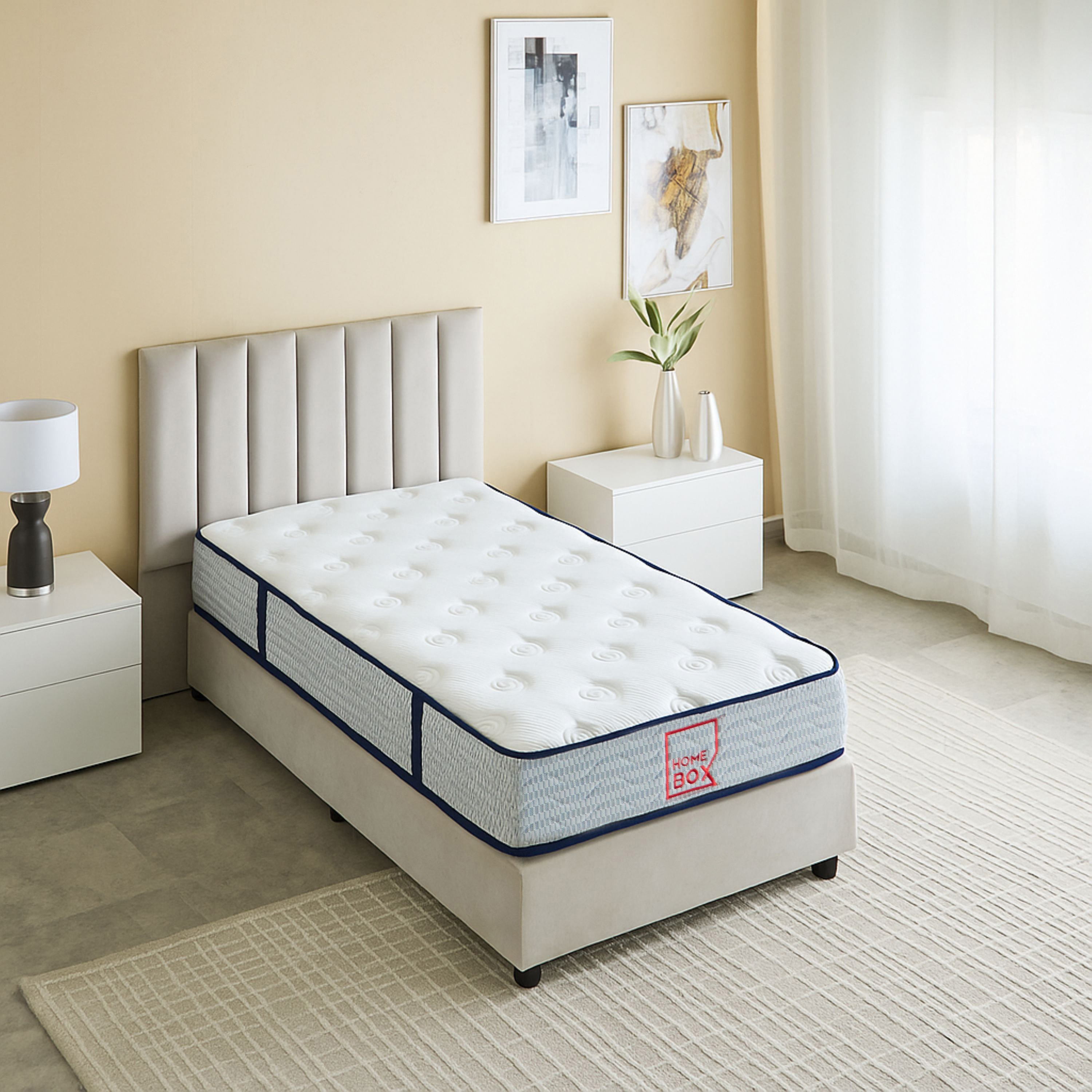 iNew Cool Gel Infused Memory Foam Pocket Spring Single Mattress - 90x190x25 cm-PROMO_HB_KSA_HBX10_190925-image-3