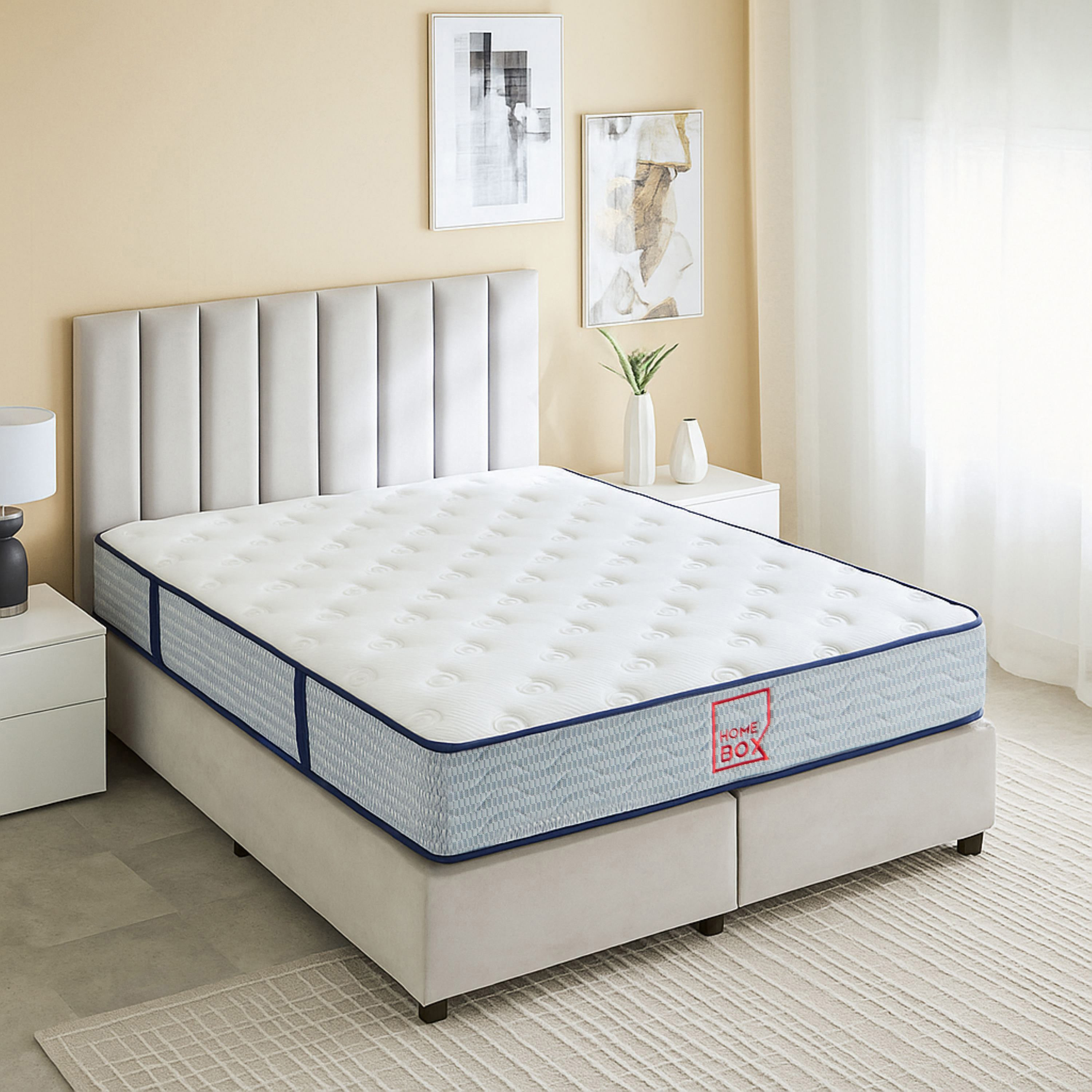 iNew Cool Gel infused Memory Foam Pocket Spring Queen Mattress - 150x200x25 cm-PROMO_HB_KSA_HBX10_190925-image-3