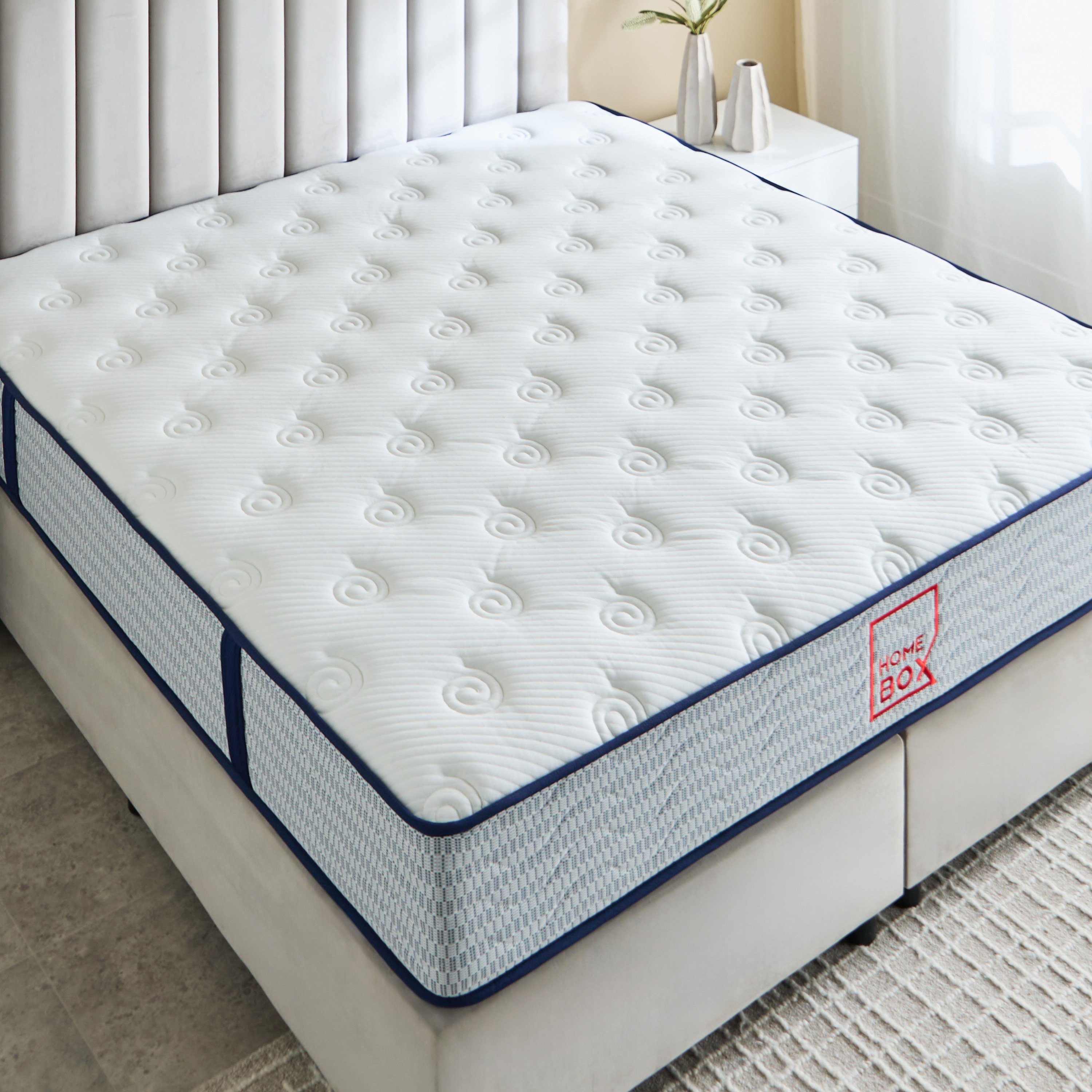 iNew Cool Gel Infused Memory Foam Pocket Spring Queen Mattress - 160x200x25 cm-PROMO_HB_KSA_HBX10_190925-image-4