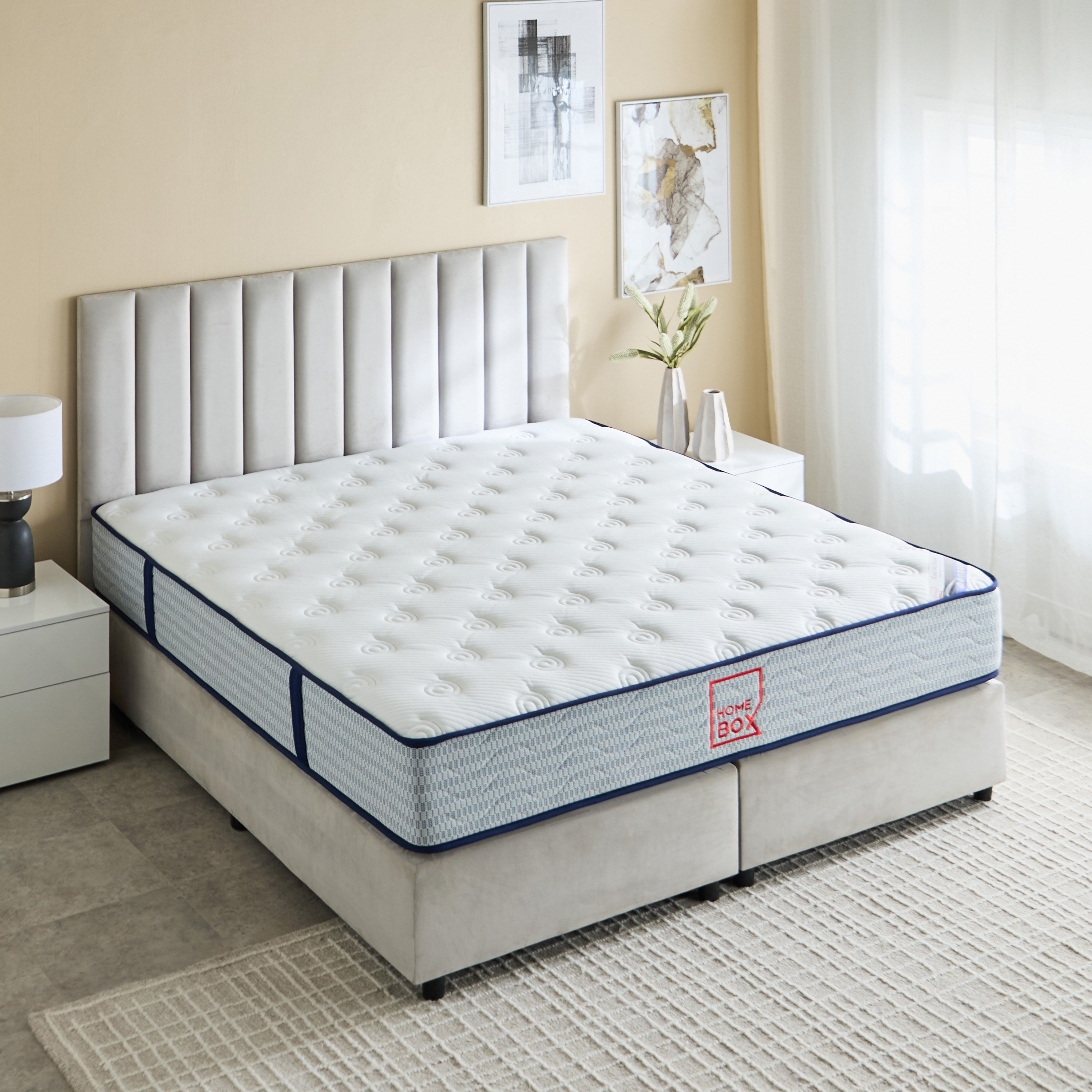 iCool Gel Infused Memory Foam Pocket Spring King Mattress - 180x200x25 cm-hbxfurniture-mattresses-king-image-3