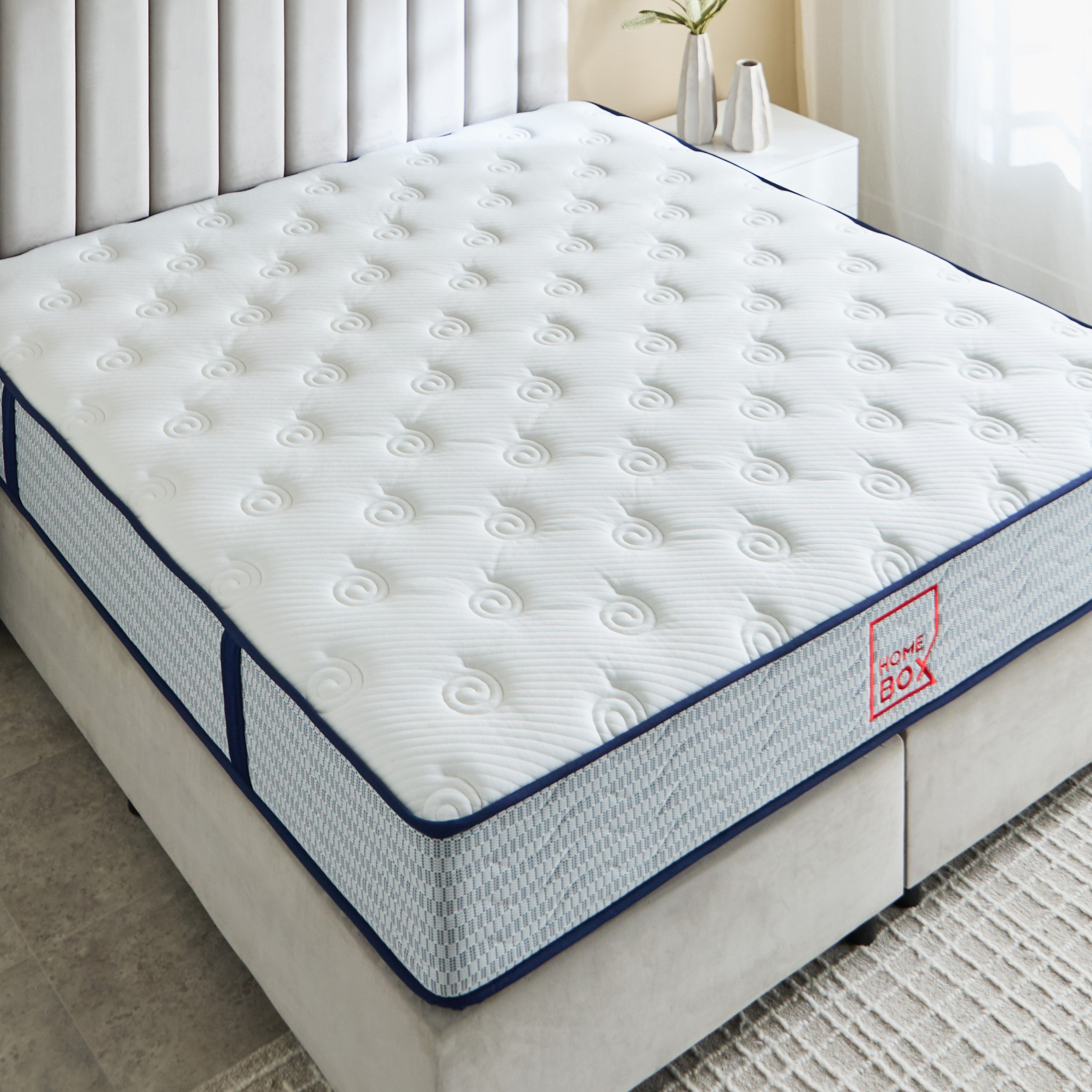 iCool Gel Infused Memory Foam Pocket Spring King Mattress - 180x200x25 cm-hbxfurniture-mattresses-king-image-4
