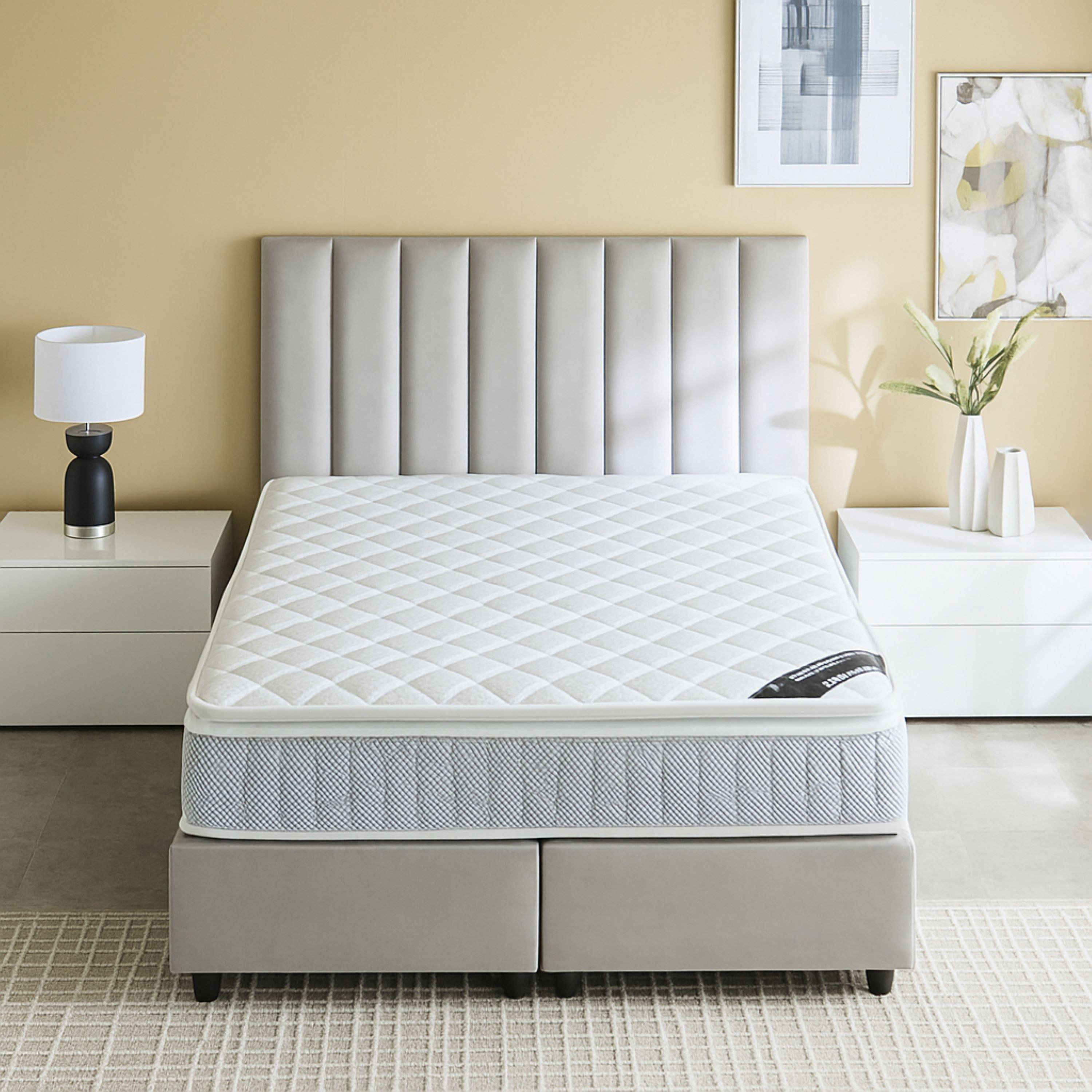 iGrandeur Rest Pillow Top Spring Queen Mattress - 140x200x30 cm-PROMO_HB_KSA_HBX10_190925-image-2
