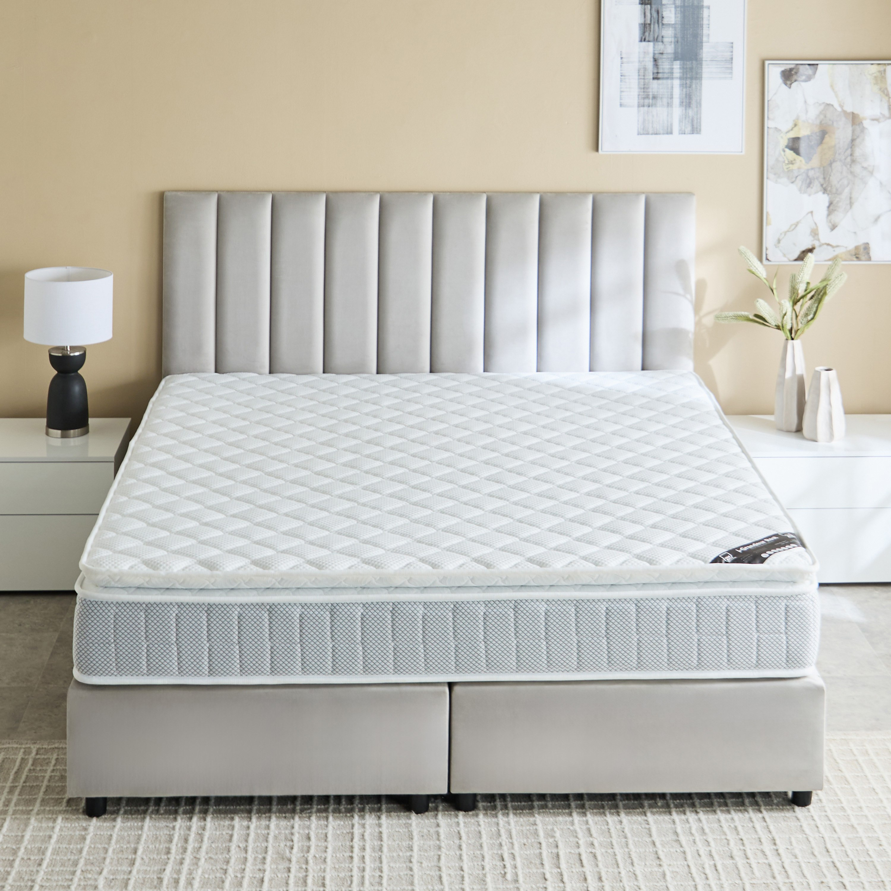 iGrandeur Rest Pillow Top Spring Super King Mattress - 200x200x30 cm-PROMO_HB_KSA_HBX10_190925-image-2