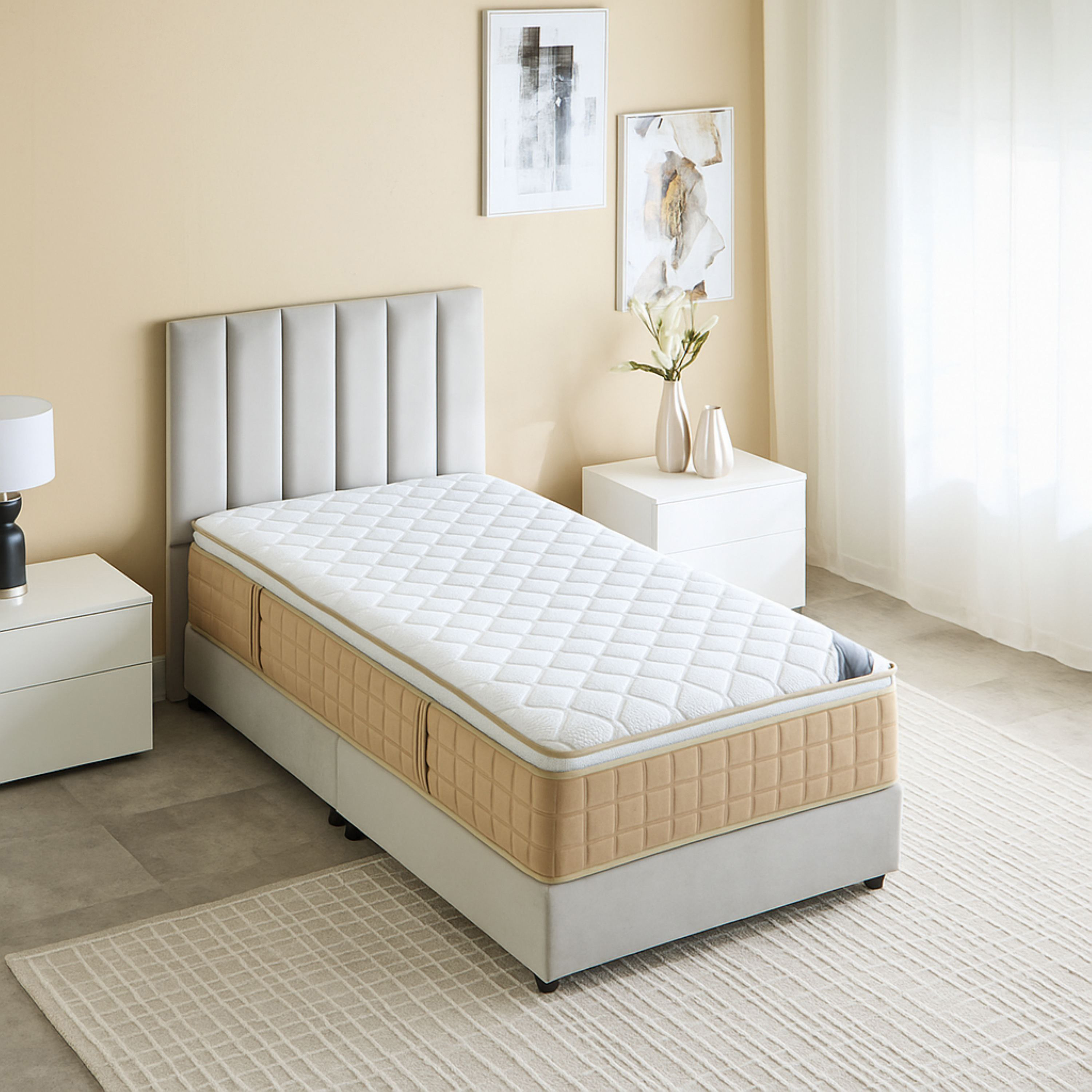 مرتبة فردية بإسفنج مشكّل عالي المرونة ونوابض جيبية من آي بلاش - 90×200×30 سم-PROMO_HB_KSA_HBX10_190925-image-3