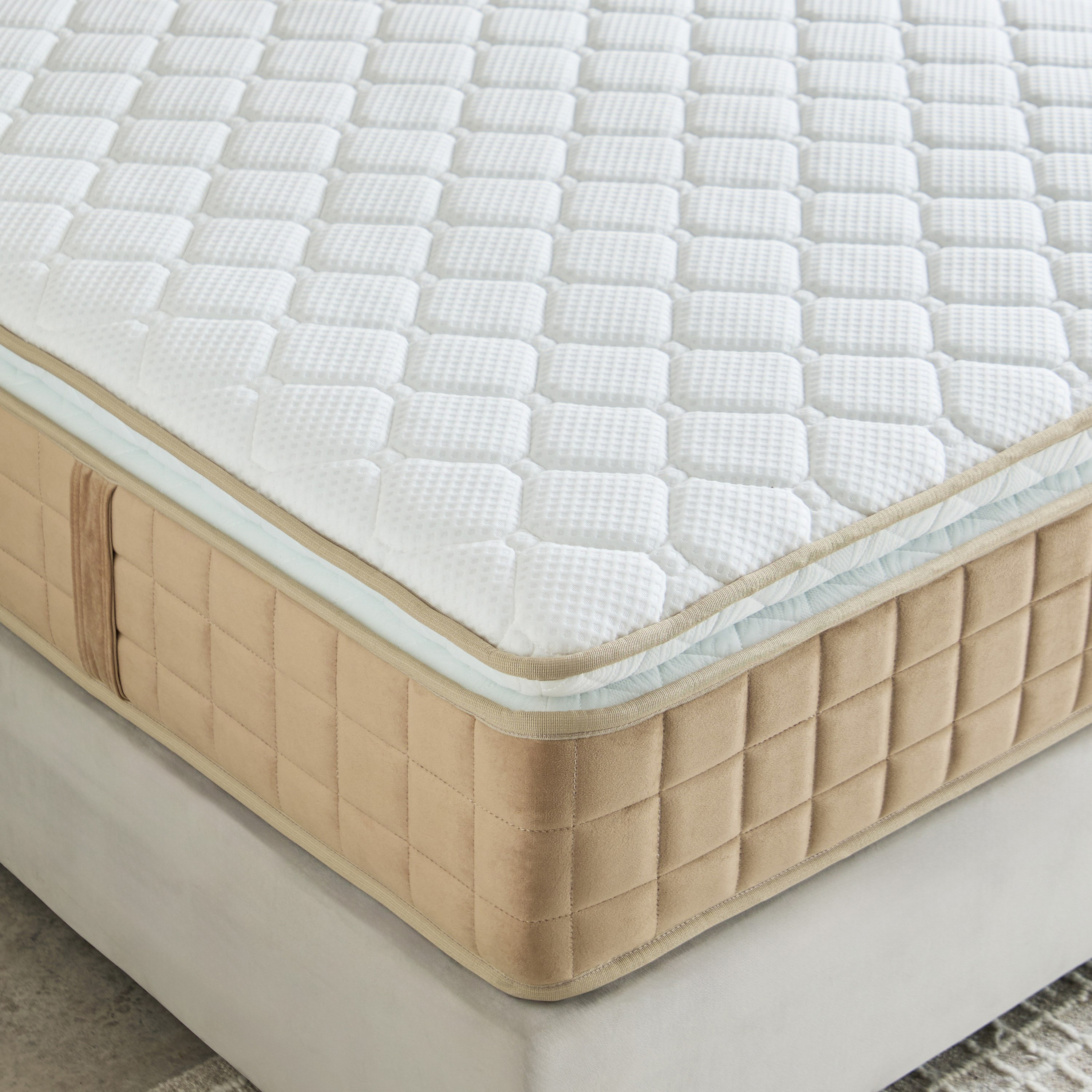 مرتبة توين بإسفنج مشكّل عالي المرونة ونوابض جيبية من آي بلاش - 120×200×30 سم-hbxfurniture-mattresses-twin-image-4