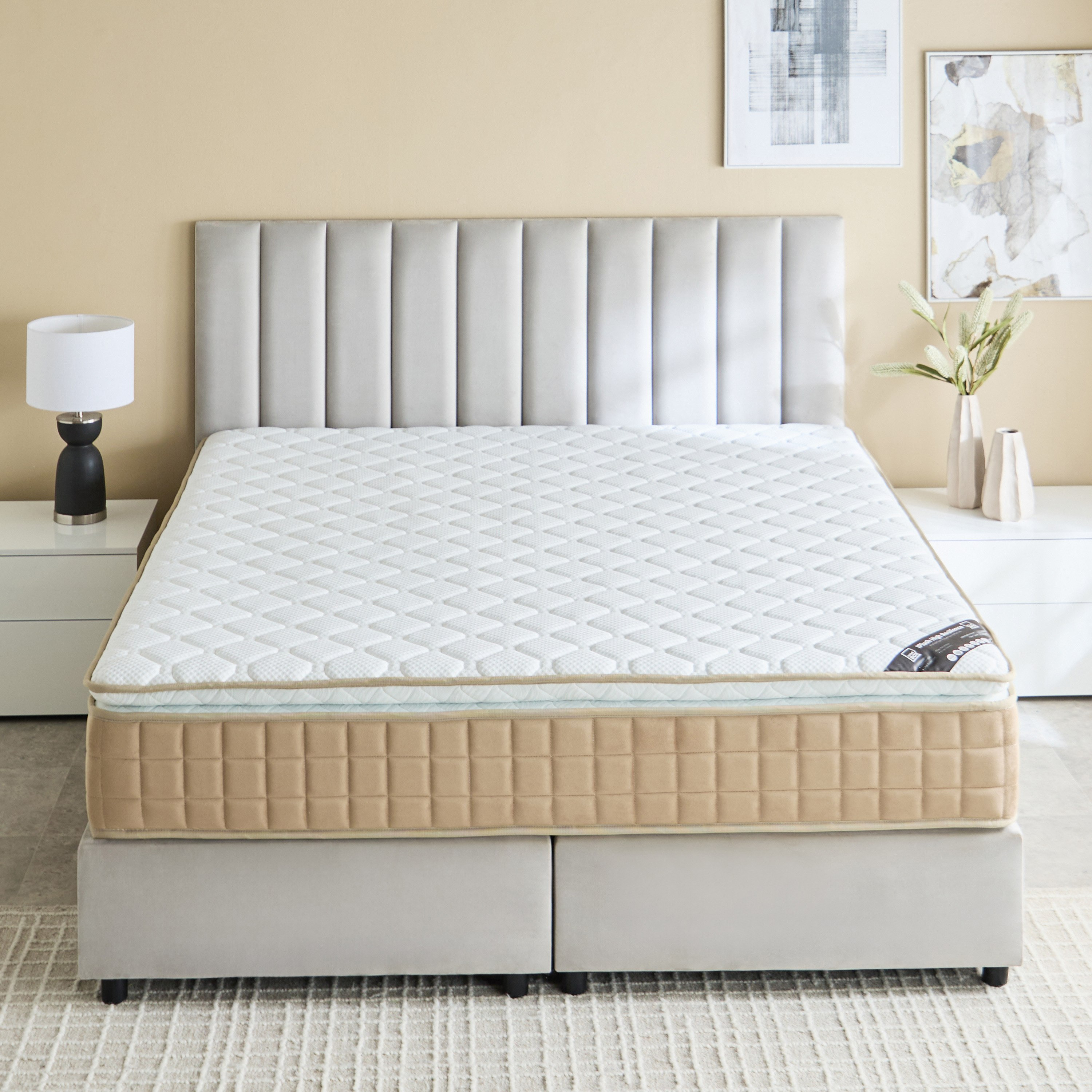 iPlush High Resilience Profiled Foam Pocket Spring Super King Mattress - 200x200x30 cm-PROMO_HB_KSA_HBX10_190925-image-2
