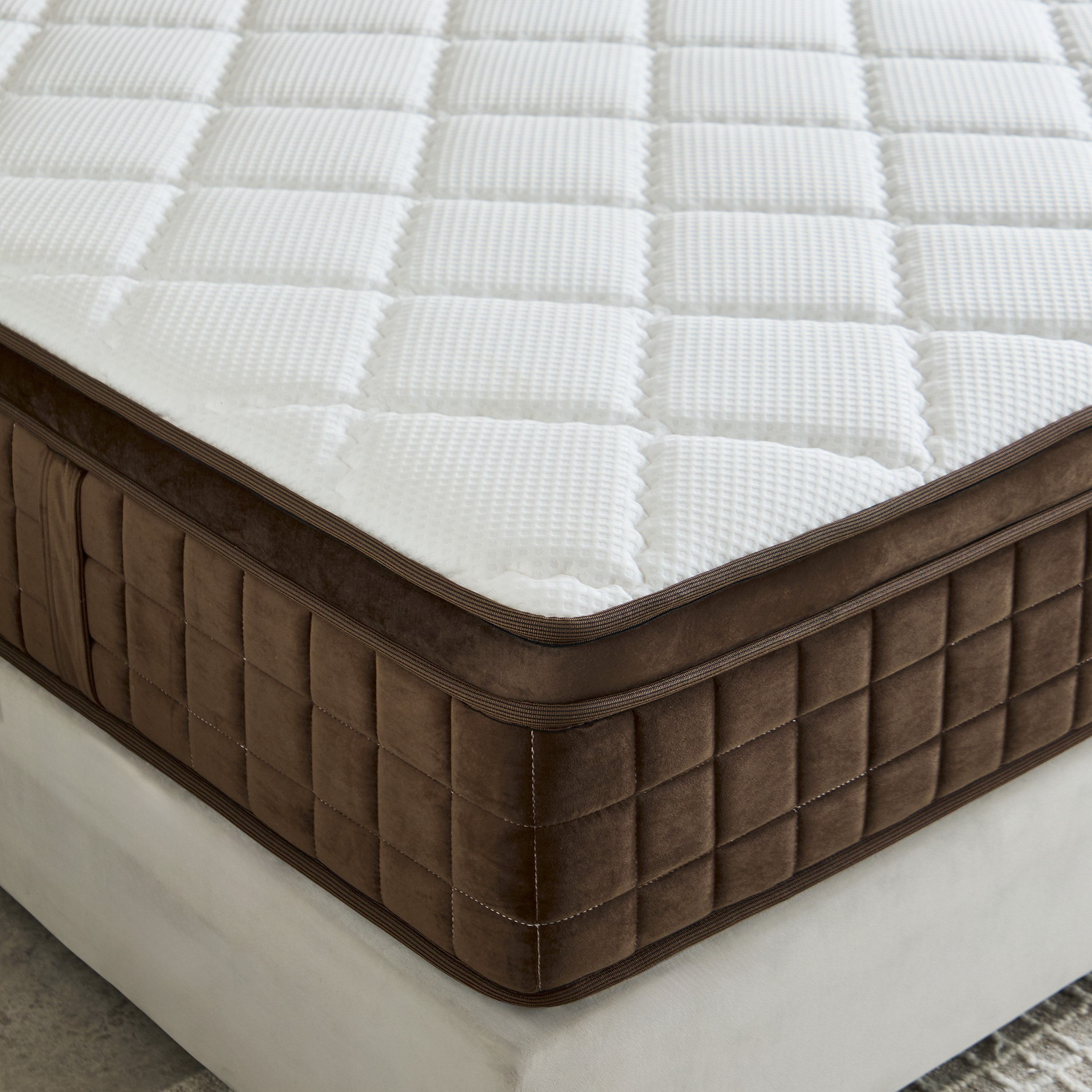 مرتبة فردية فيسكو ميموري فوم عالي المرونة بنوابض جيبية من آي جل - 90x190x30 سم-hbxfurniture-bedroom-mattresses-single-image-4