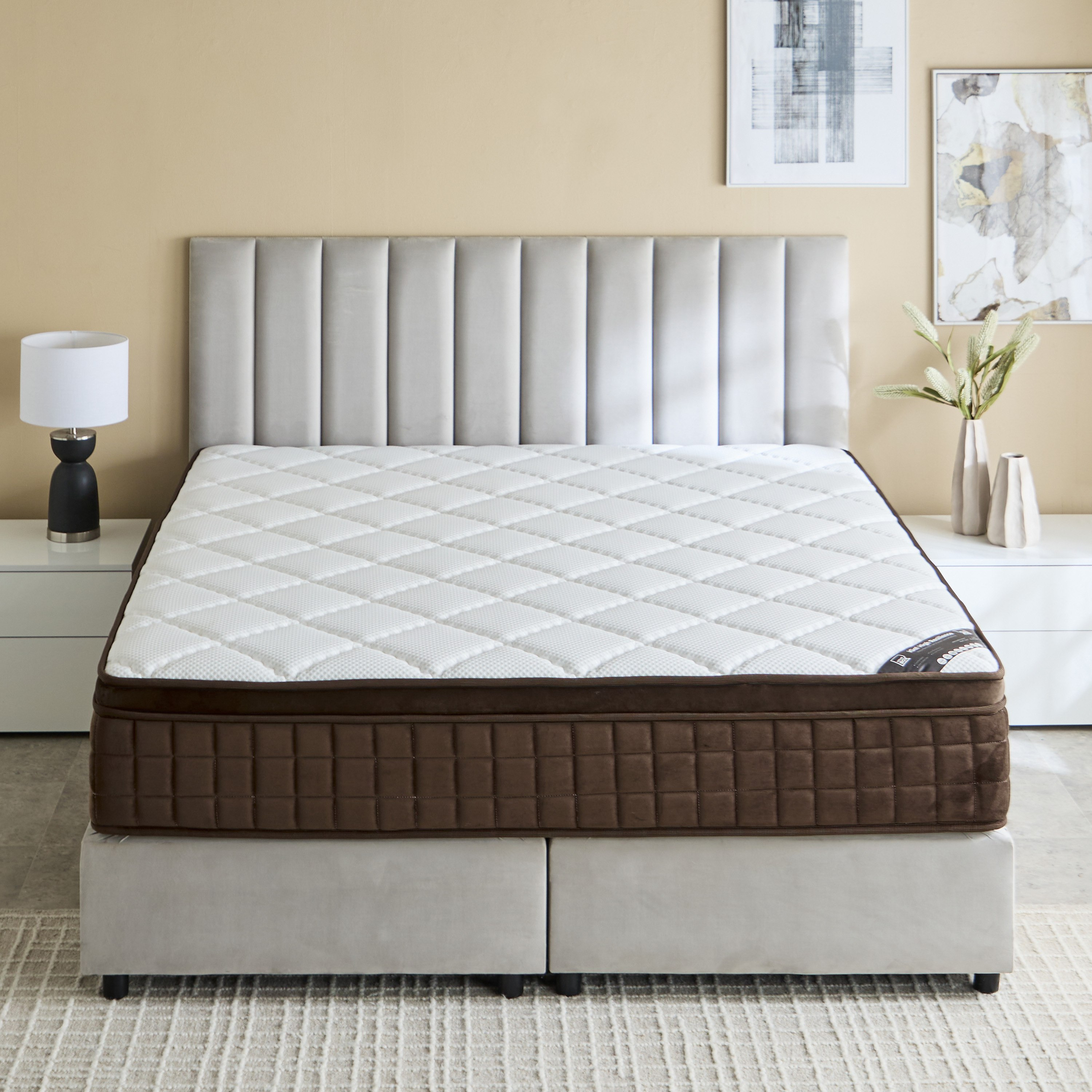 iGel High Resilience Visco Memory Foam Pocket Spring King Mattress - 180x200x30 cm-hbxfurniture-mattresses-king-image-2