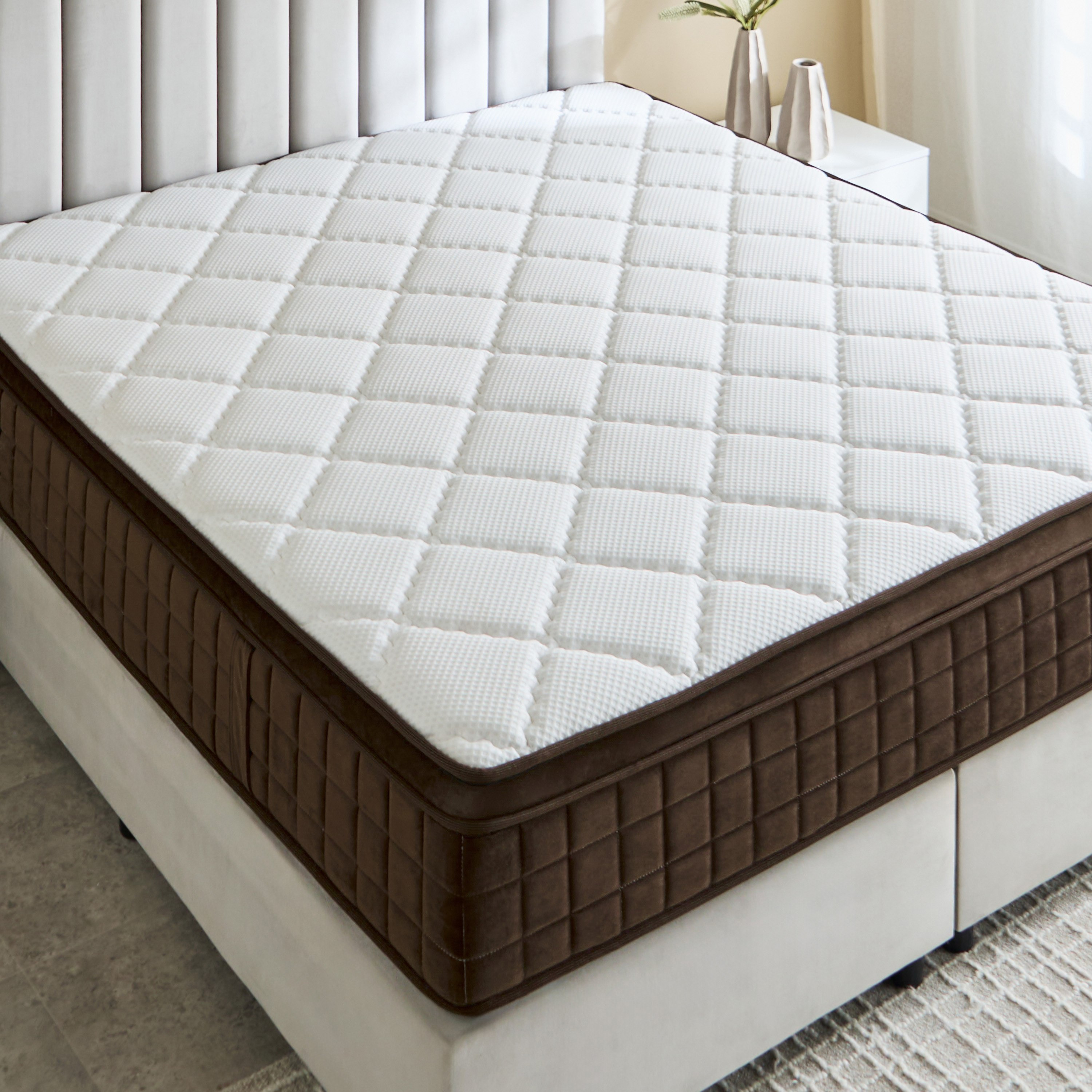 iGel High Resilience Visco Memory Foam Pocket Spring Super King Mattress - 200x200x30 cm-PROMO_HB_KSA_HBX10_190925-image-4