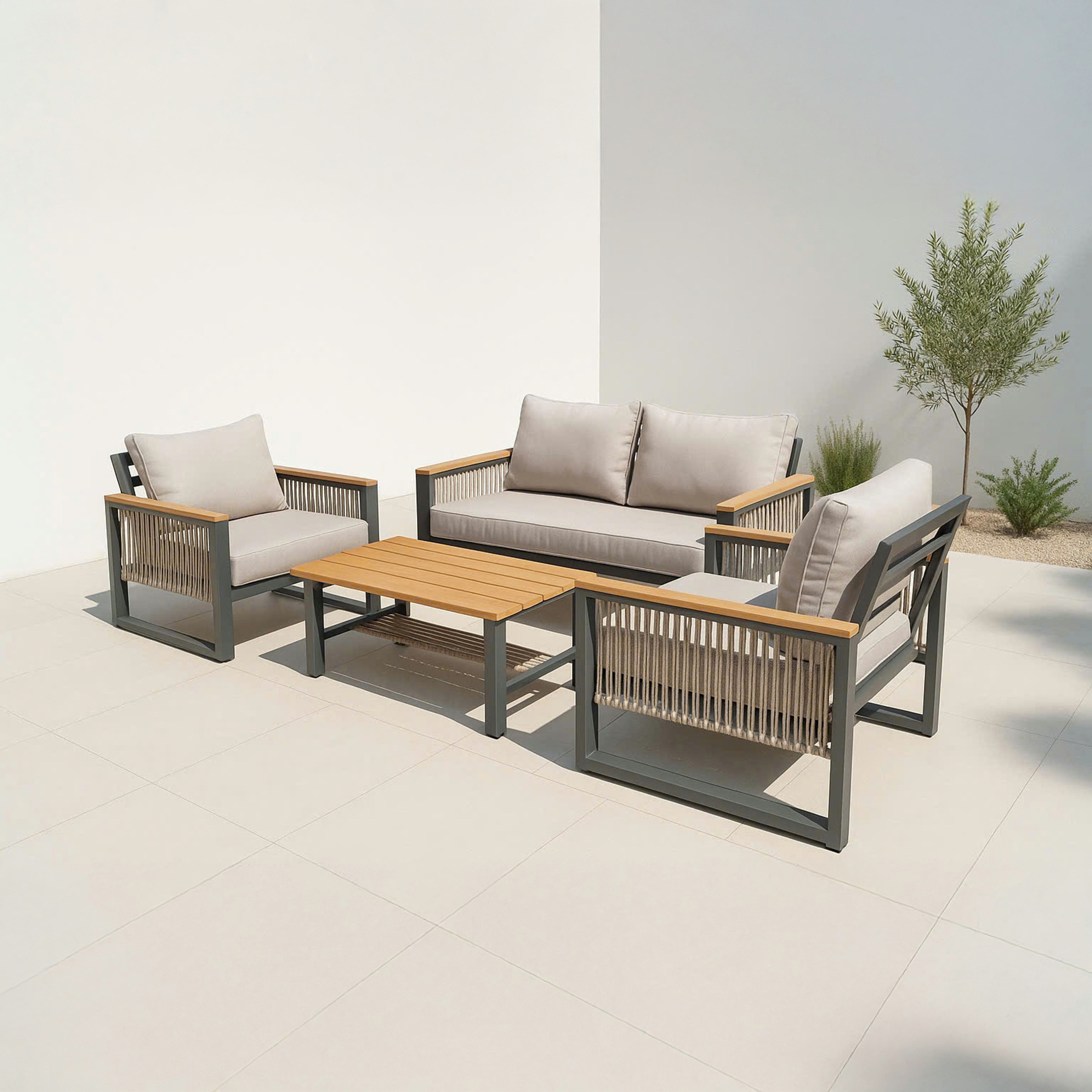 طقم كنب 2+1+1 ألمنيوم للأماكن الخارجية مع طاولة قهوة ووسائد من فيرا هاميلتون-hbxoutdoor-hbxoutdoorfurniture-sofasets-image-19