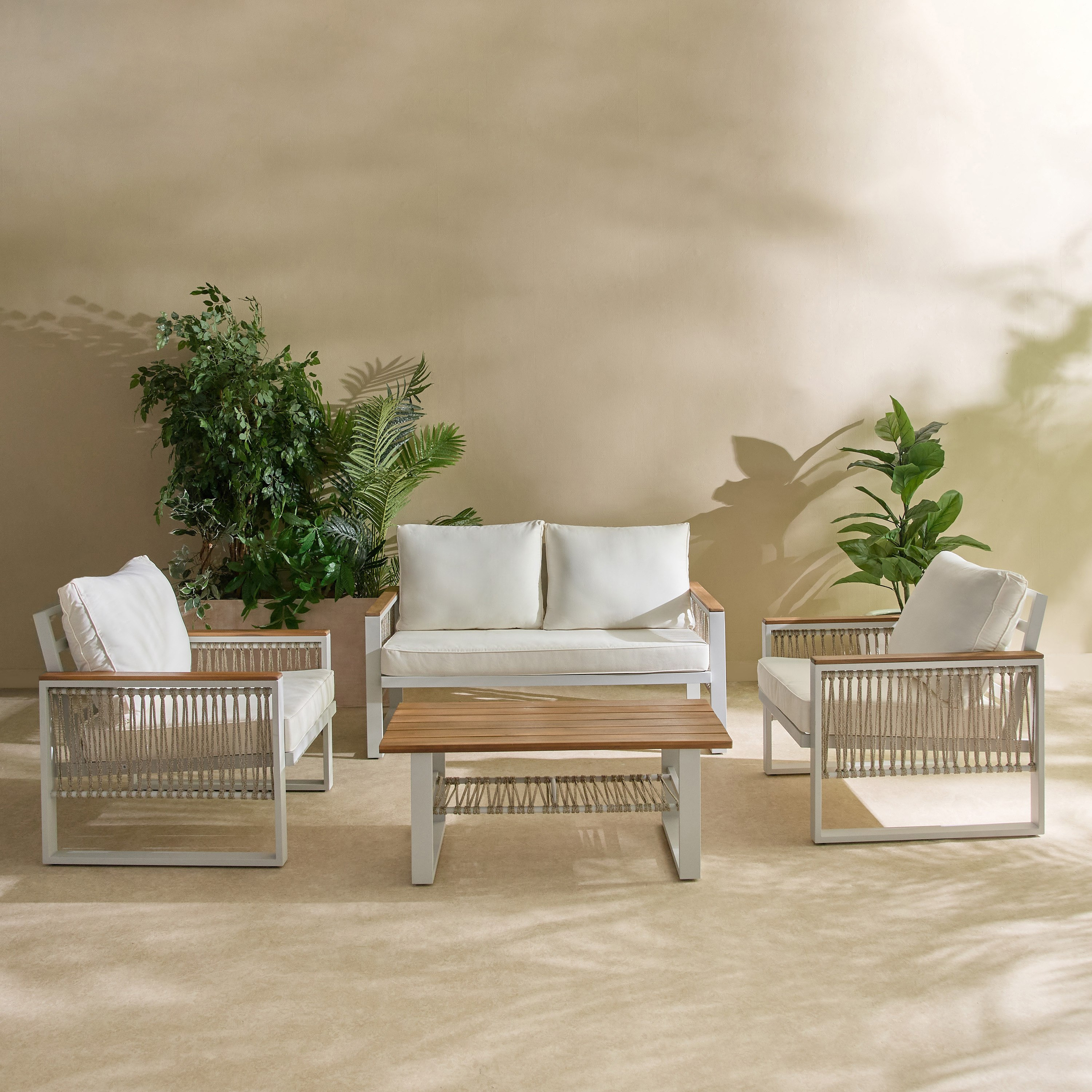 طقم كنب 2+1+1 ألمنيوم للأماكن الخارجية مع طاولة قهوة ووسائد من فيرا هاميلتون-hbxoutdoor-hbxoutdoorfurniture-sofasets-image-2