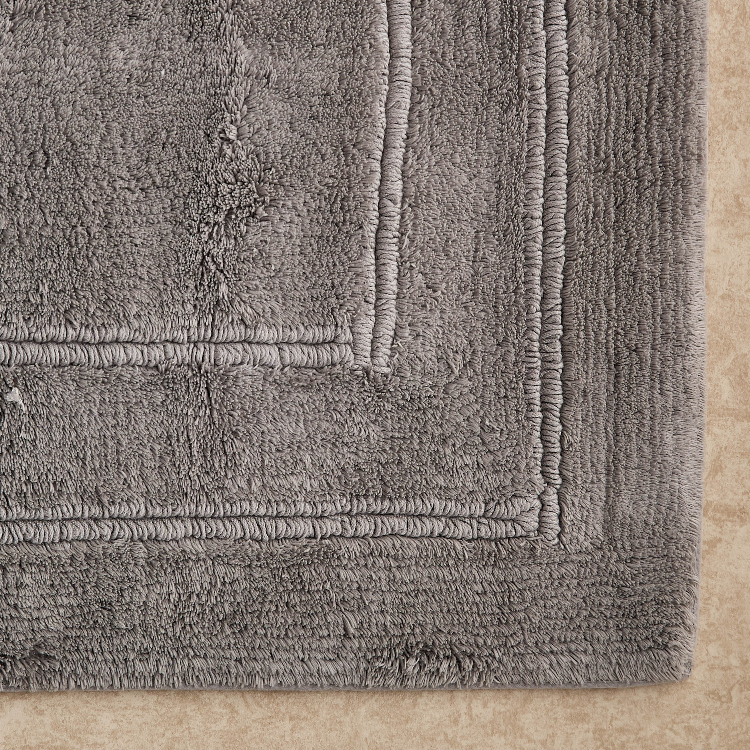 Luxy Bliss Daytona Reversible Cotton Bath Mat - 60x90 cm-hbxbedroom-floorcoverings-bathmats-image-2