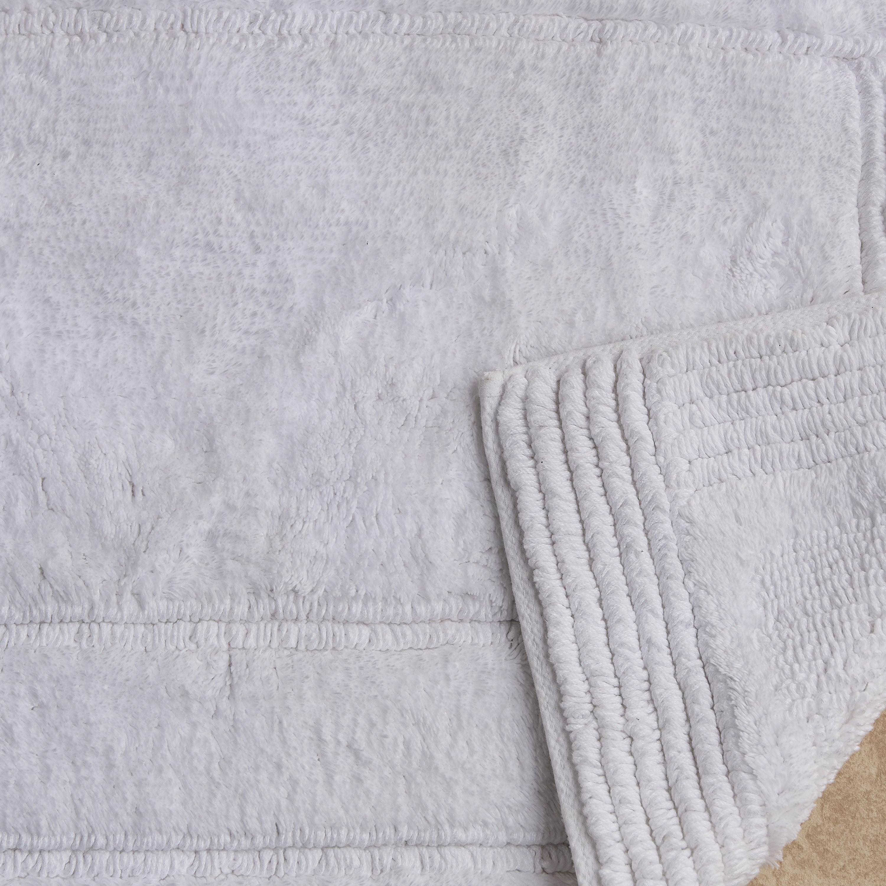 Luxy Bliss Daytona Reversible Cotton Bath Mat - 60x90 cm-hbxbedroom-floorcoverings-bathmats-image-4