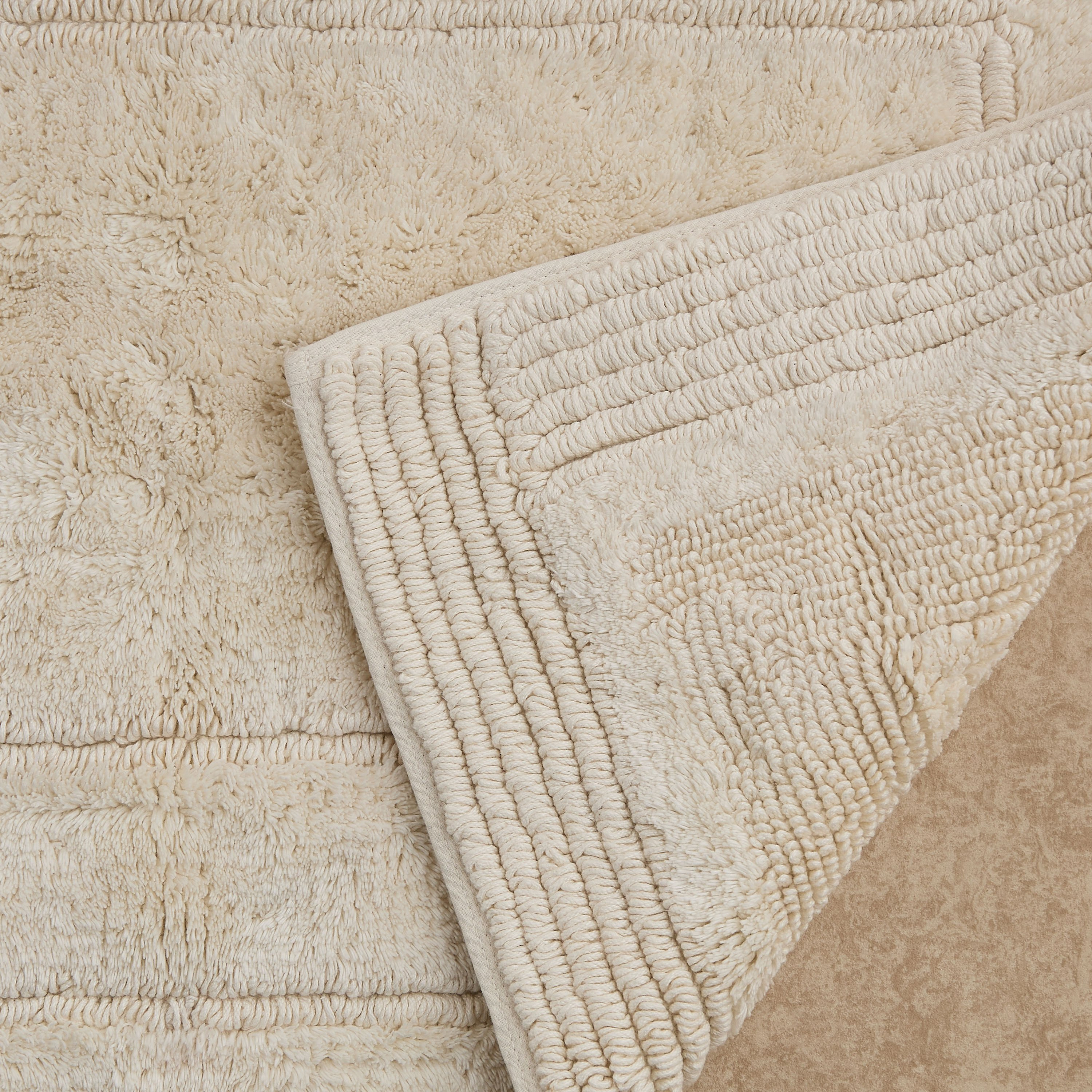 Luxy Bliss Daytona Reversible Cotton Bath Mat - 60x90 cm-hbxbedroom-floorcoverings-bathmats-image-4