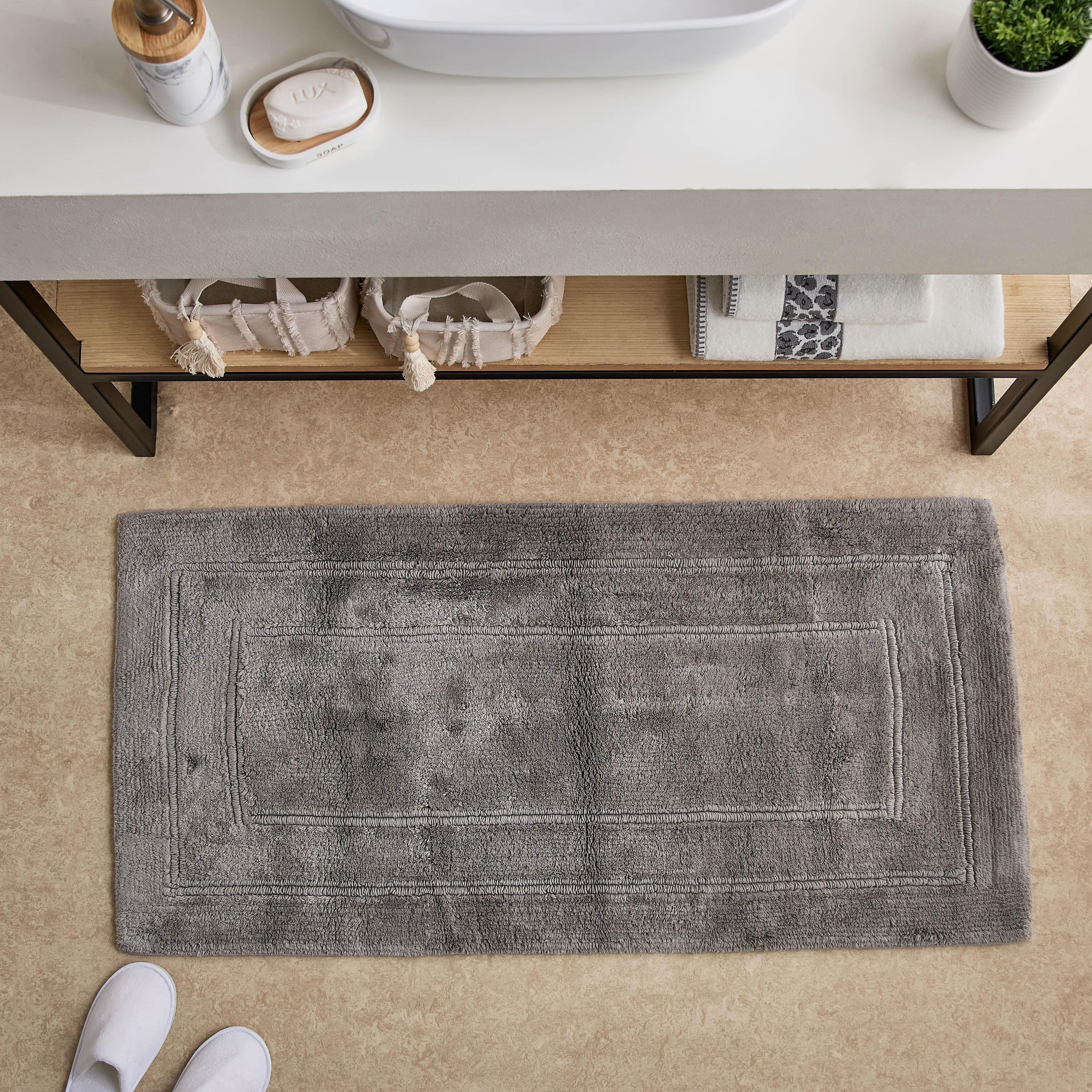 Luxy Bliss Daytona Reversible Cotton Bath Mat - 60x120 cm-PROMO_HB_AE_B1G1_250925-image-1
