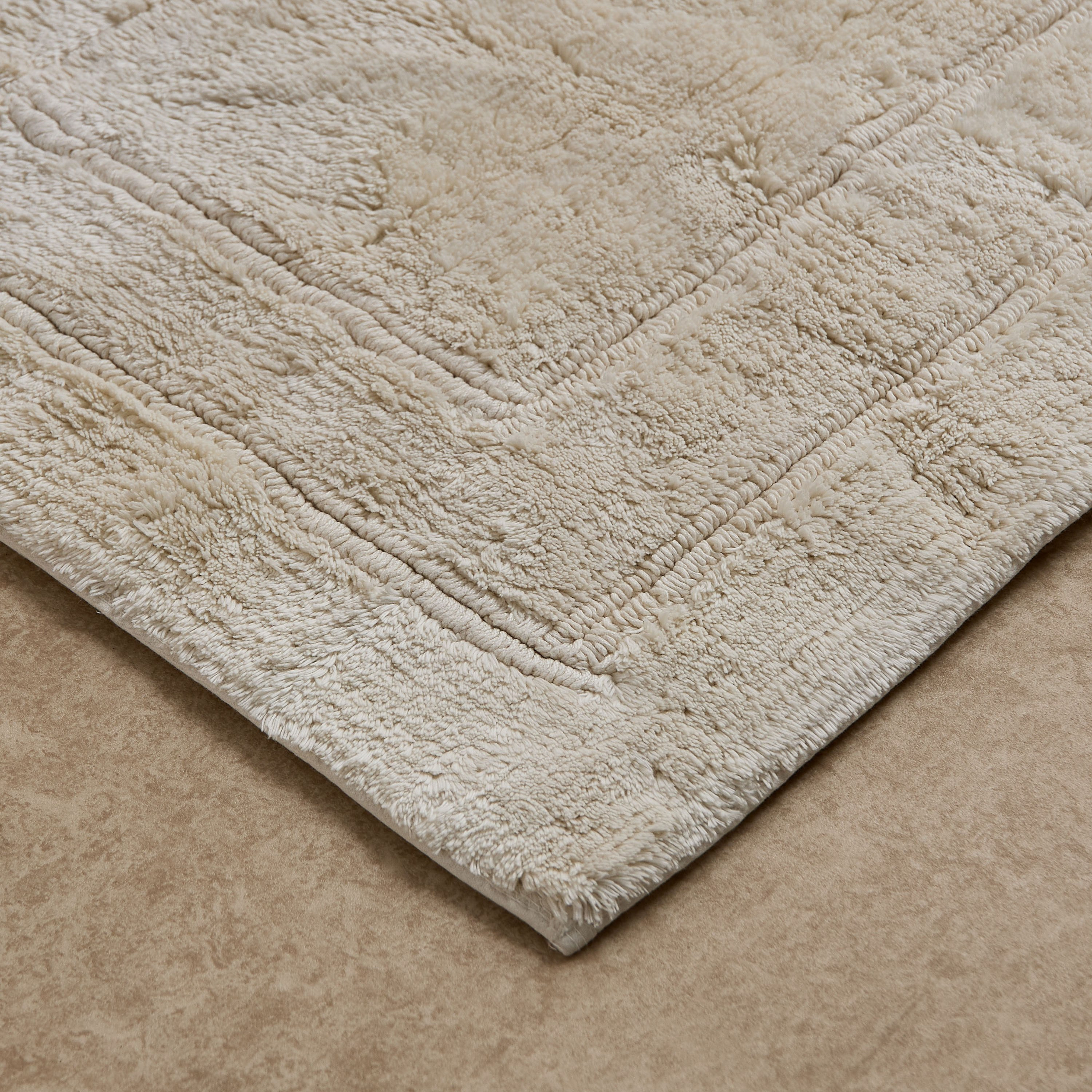 Luxy Bliss Daytona Reversible Cotton Bath Mat - 60x120 cm-hbxbedroom-floorcoverings-bathmats-image-3