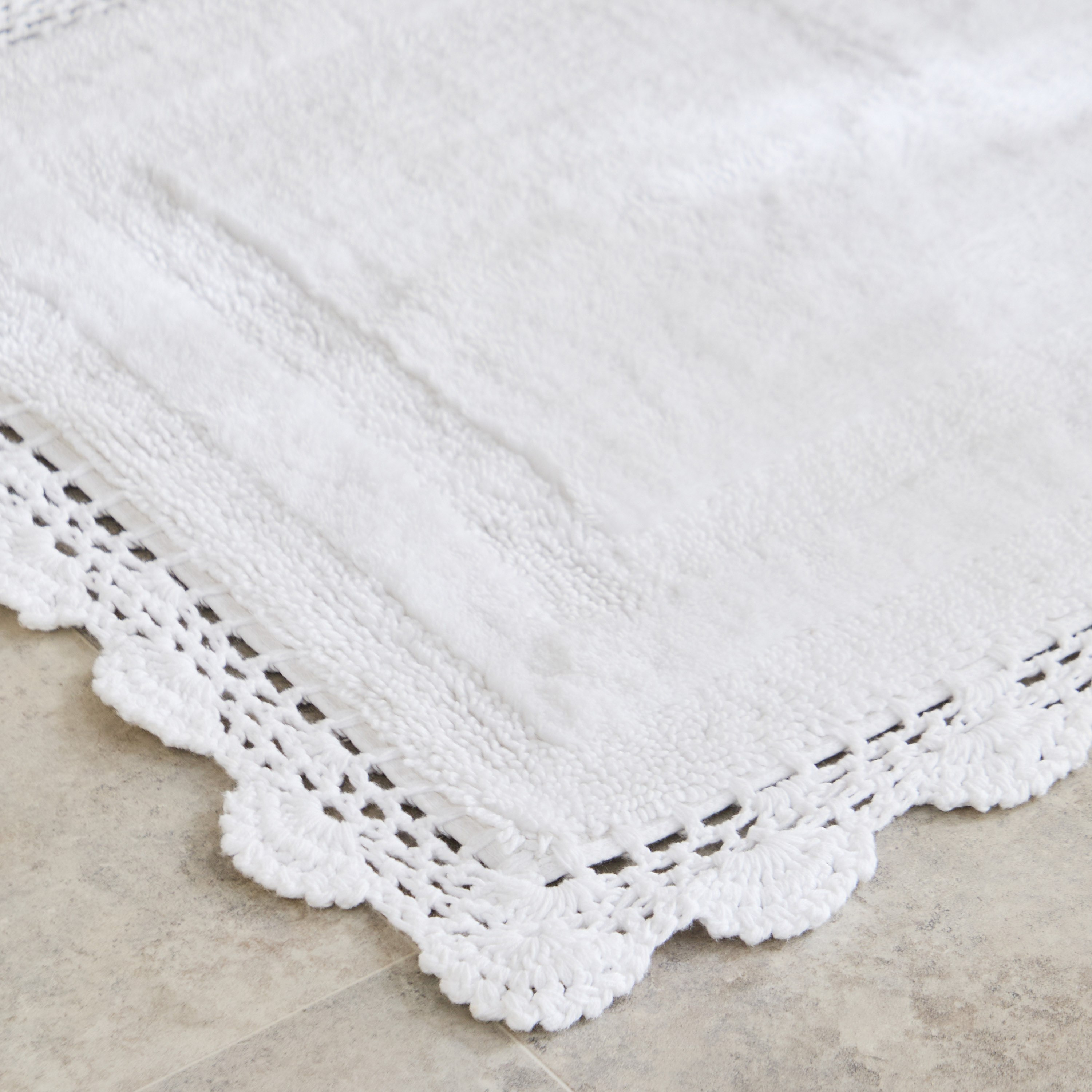 سجادة حمام قطنية دانتيل من وايت هافن - 60×90 سم-hbxbedroom-floorcoverings-bathmats-image-2