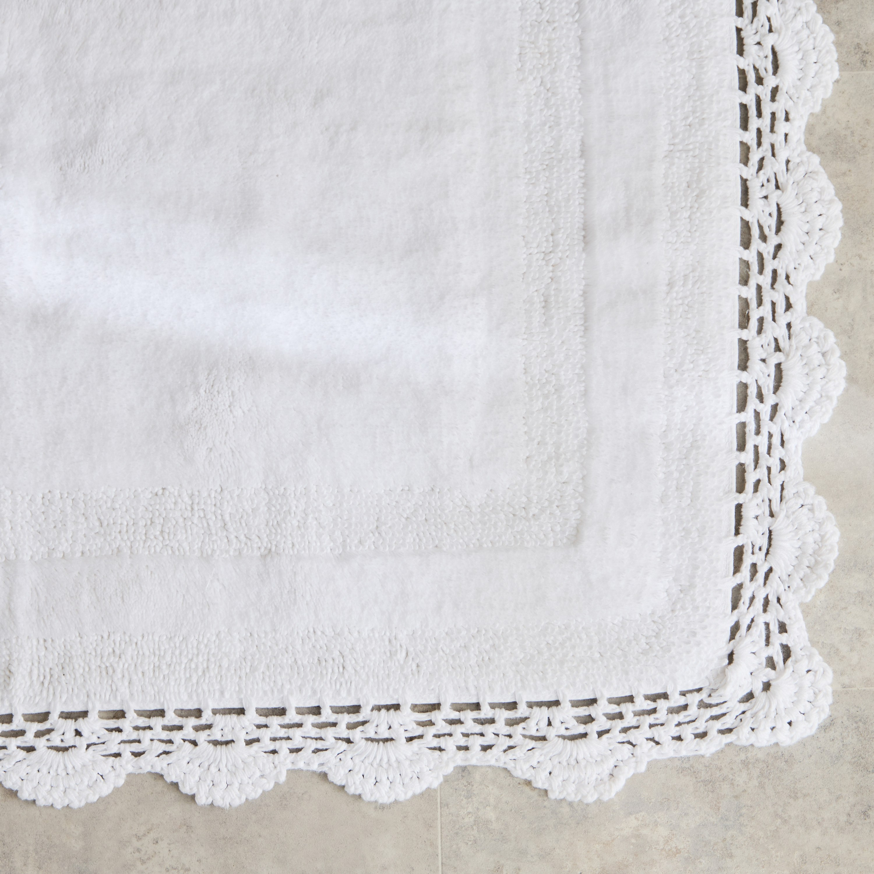 سجادة حمام قطنية دانتيل من وايت هافن - 60×90 سم-hbxbedroom-floorcoverings-bathmats-image-3