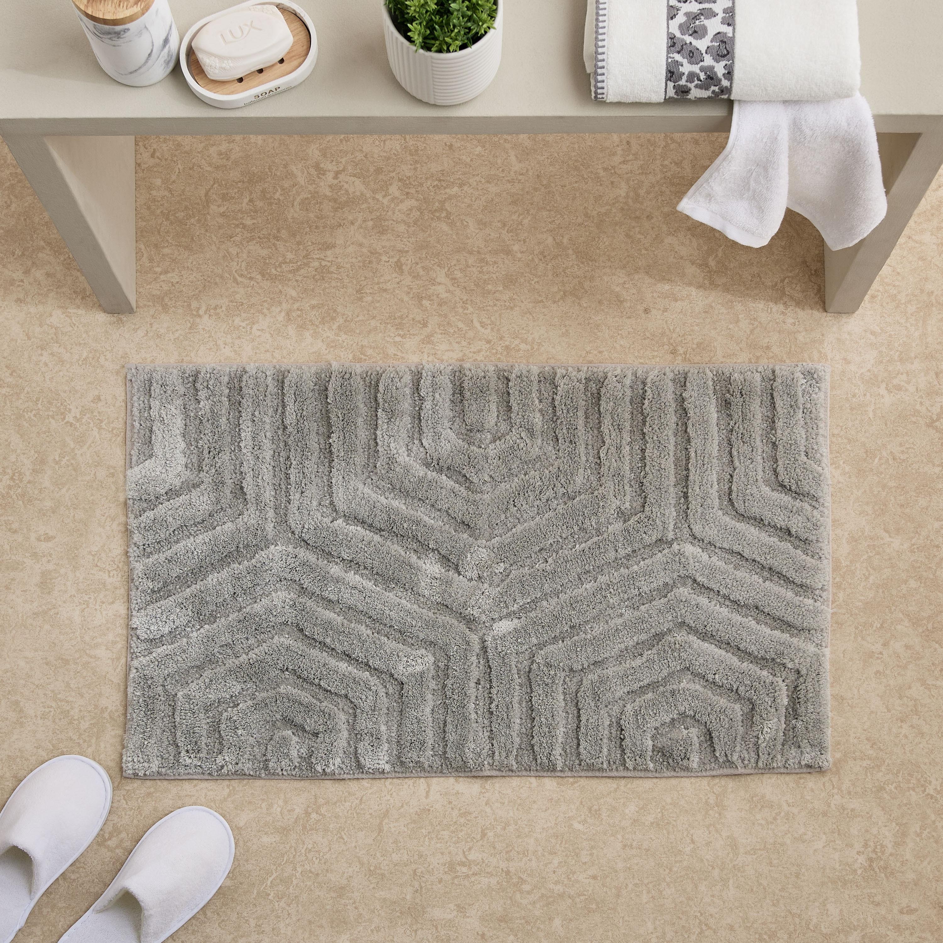 Microbliss Plush Microfibre Bath Mat - 50x80 cm-PROMO_HB_AE_B1G1_250925-image-1