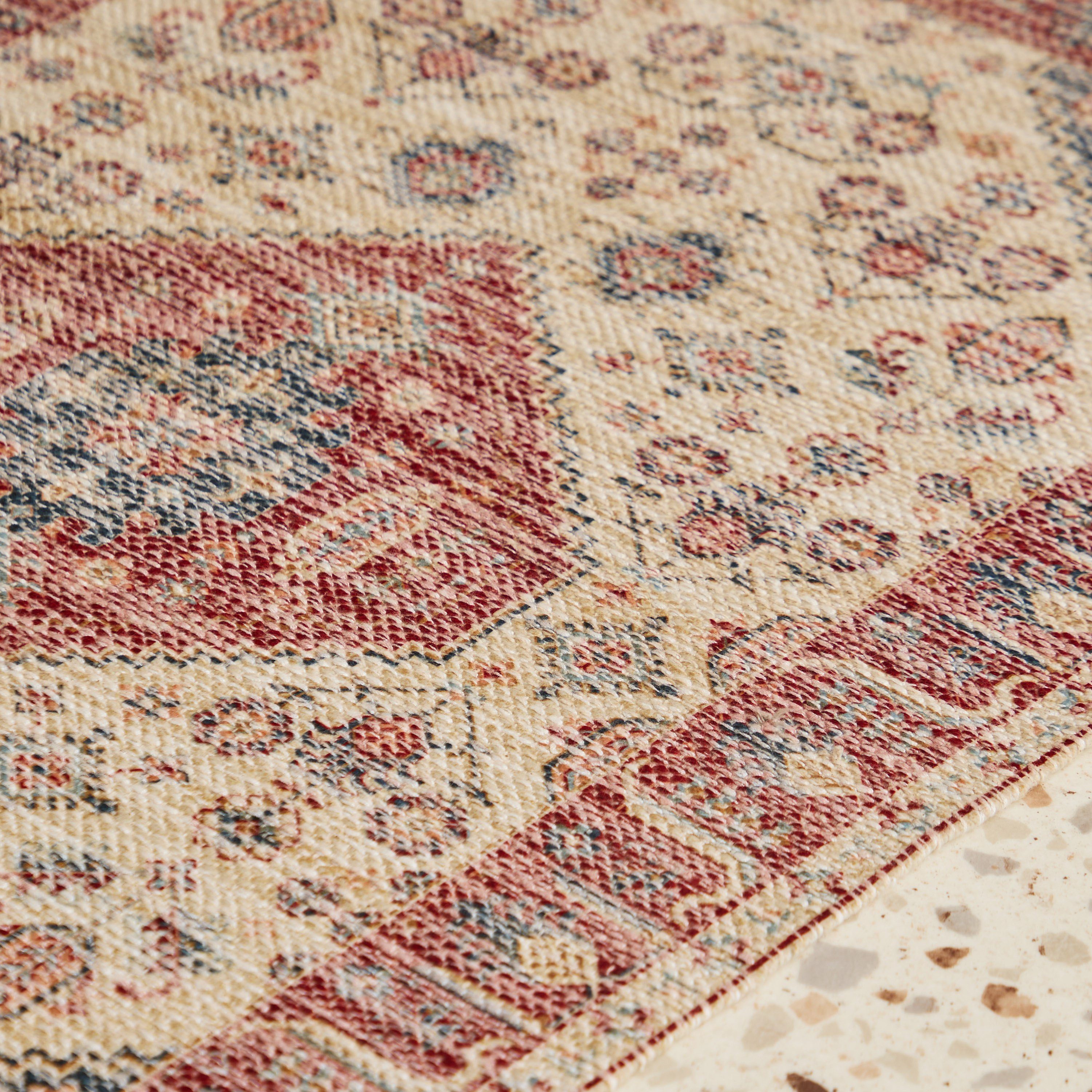 سجادة دوري مصنوعة يدويًا بطبعات من جليمير فيجا - 60x90 سم-hbxdecorandfurnishings-floorcoverings-rugs-image-2