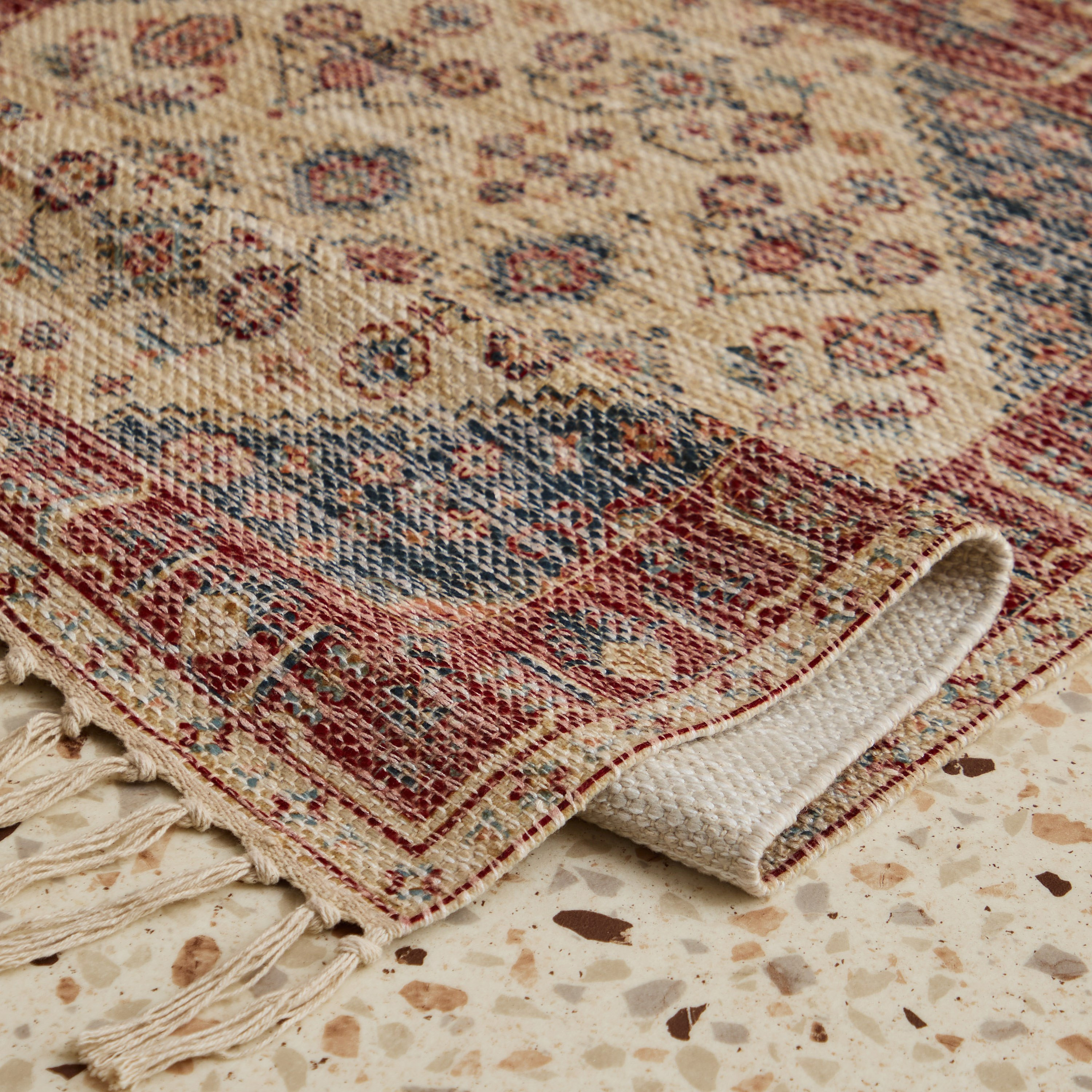 سجادة دوري مصنوعة يدويًا بطبعات من جليمير فيجا - 60x90 سم-hbxdecorandfurnishings-floorcoverings-rugs-image-4