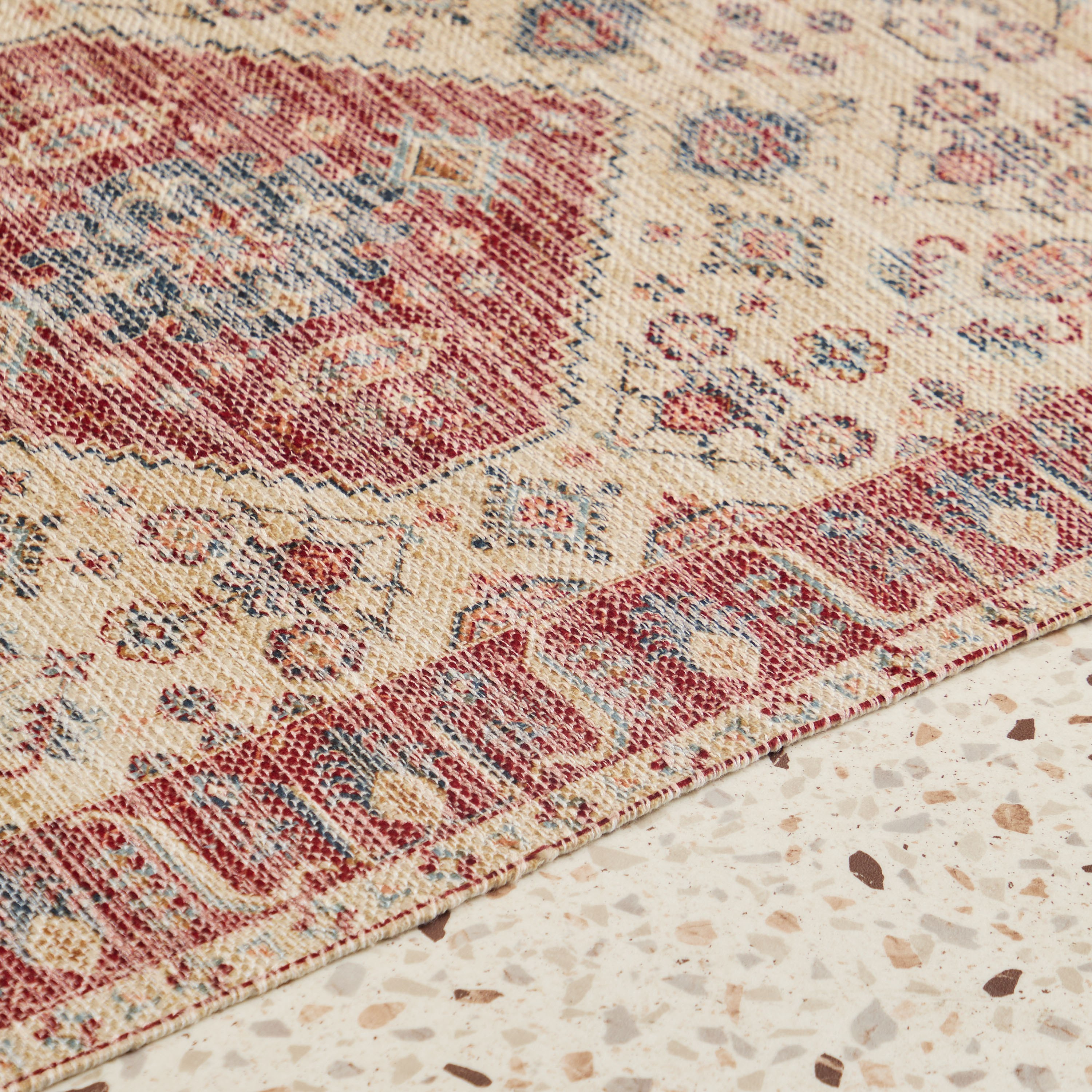 سجادة دوري مصنوعة يدويًا بطبعات من جليمير فيجا  - 80x150 سم-hbxdecorandfurnishings-floorcoverings-rugs-image-2