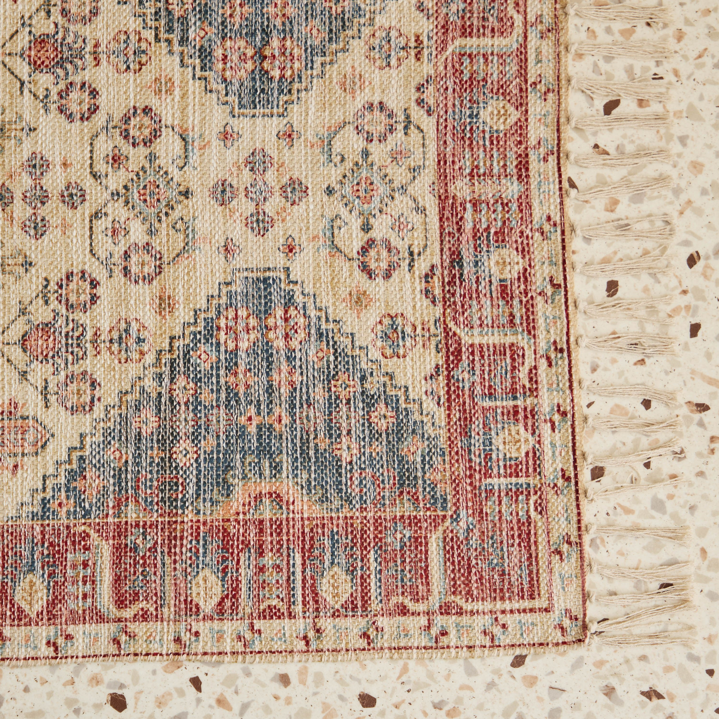 سجادة دوري مصنوعة يدويًا بطبعات من جليمير فيجا  - 80x150 سم-hbxdecorandfurnishings-floorcoverings-rugs-image-3