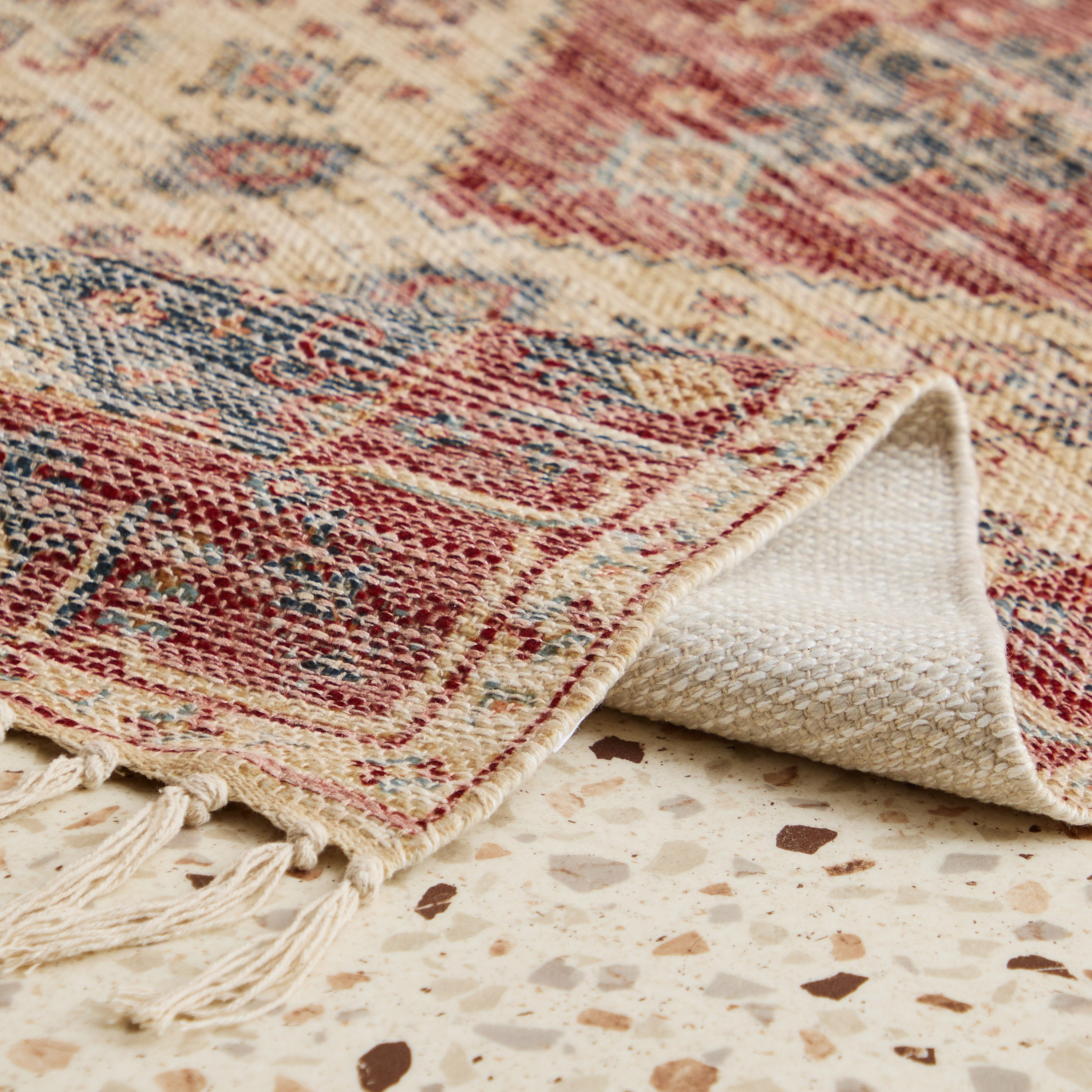 سجادة دوري مصنوعة يدويًا بطبعات من جليمير فيجا  - 80x150 سم-hbxdecorandfurnishings-floorcoverings-rugs-image-4