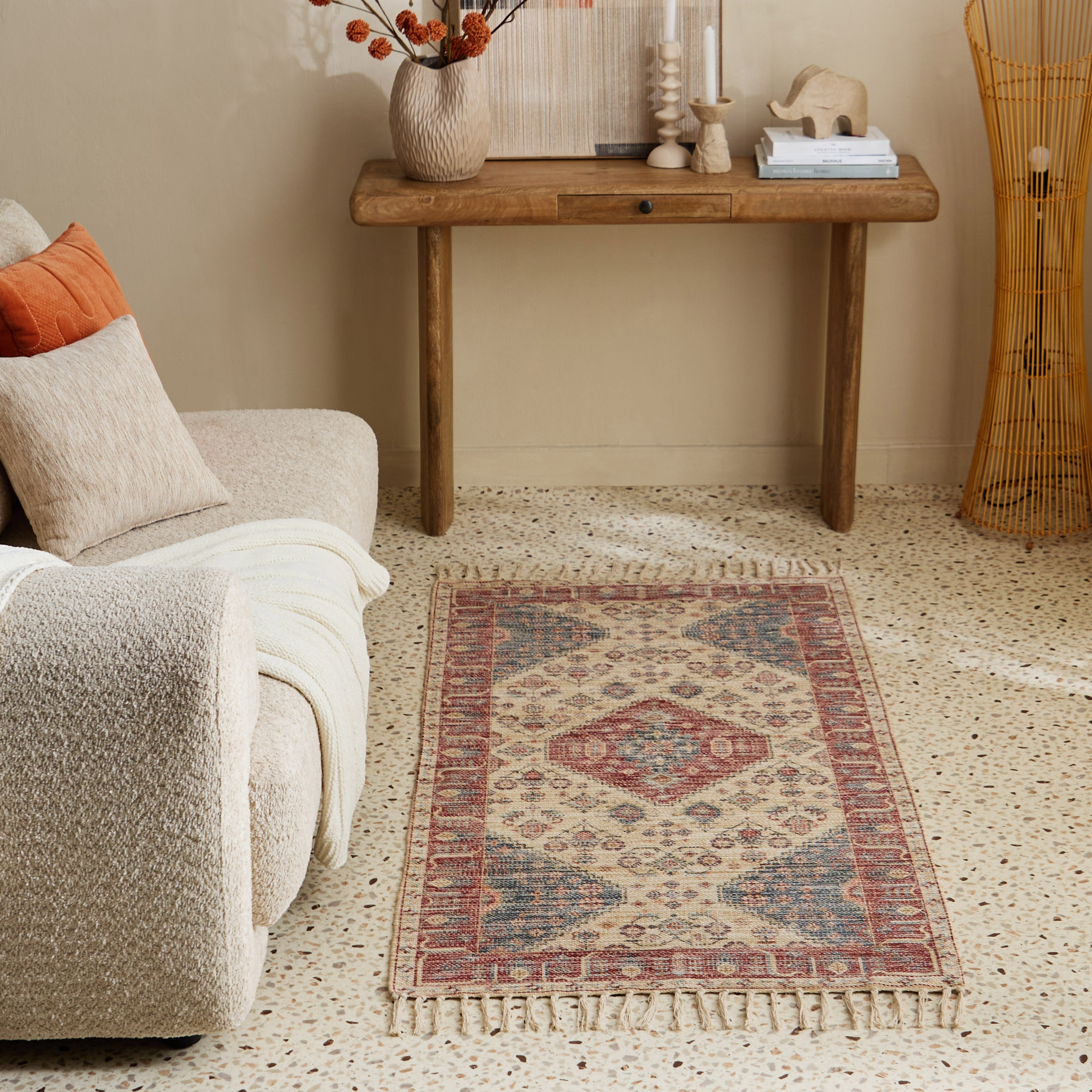 سجادة دوري مصنوعة يدويًا بطبعات من جليمير فيجا  - 80x150 سم-hbxdecorandfurnishings-floorcoverings-rugs-image-5