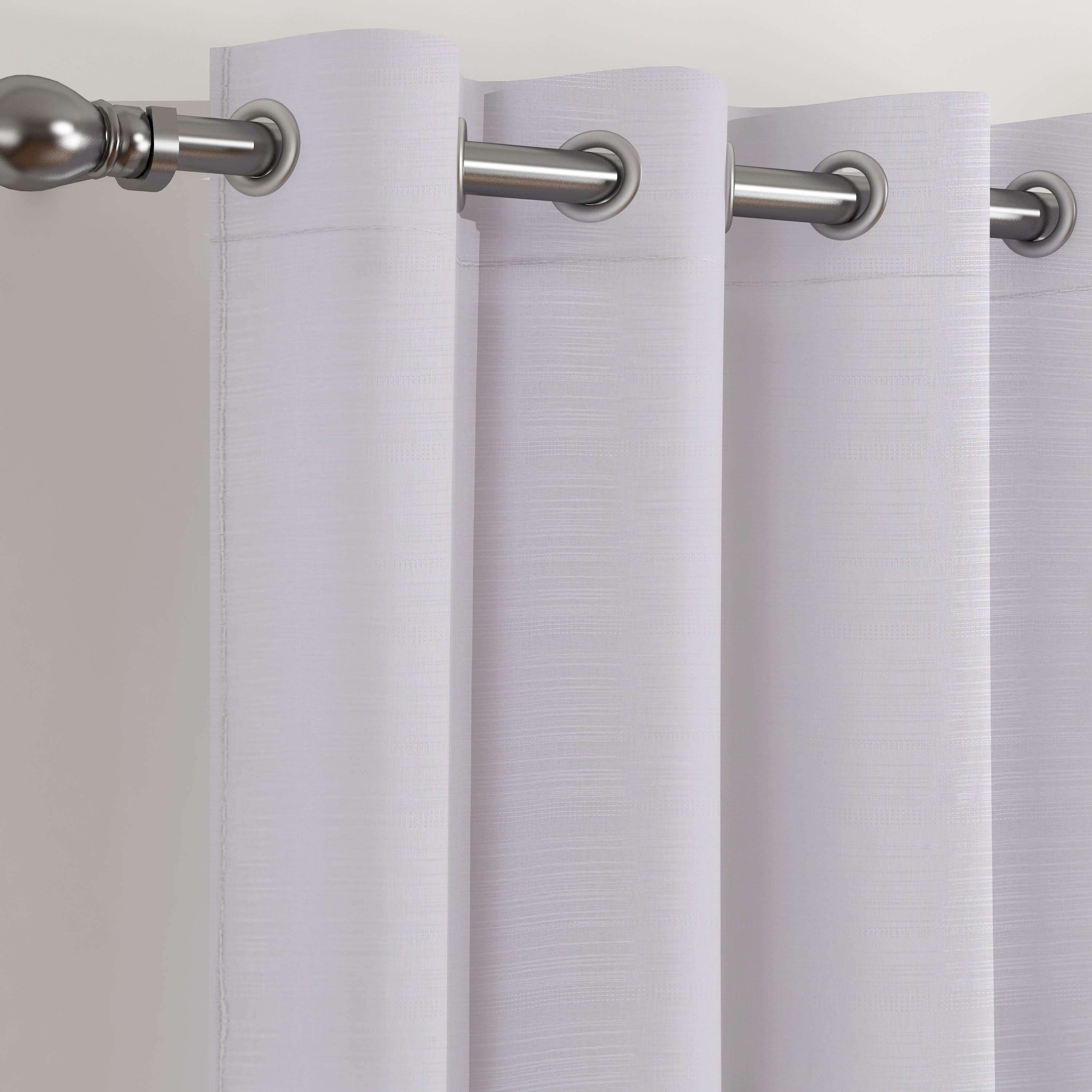 Nordic 2-Piece Textured Extra Long Sheer Curtain Set - 140x300 cm-PROMO_HB_AE_B1G1_250925-image-2