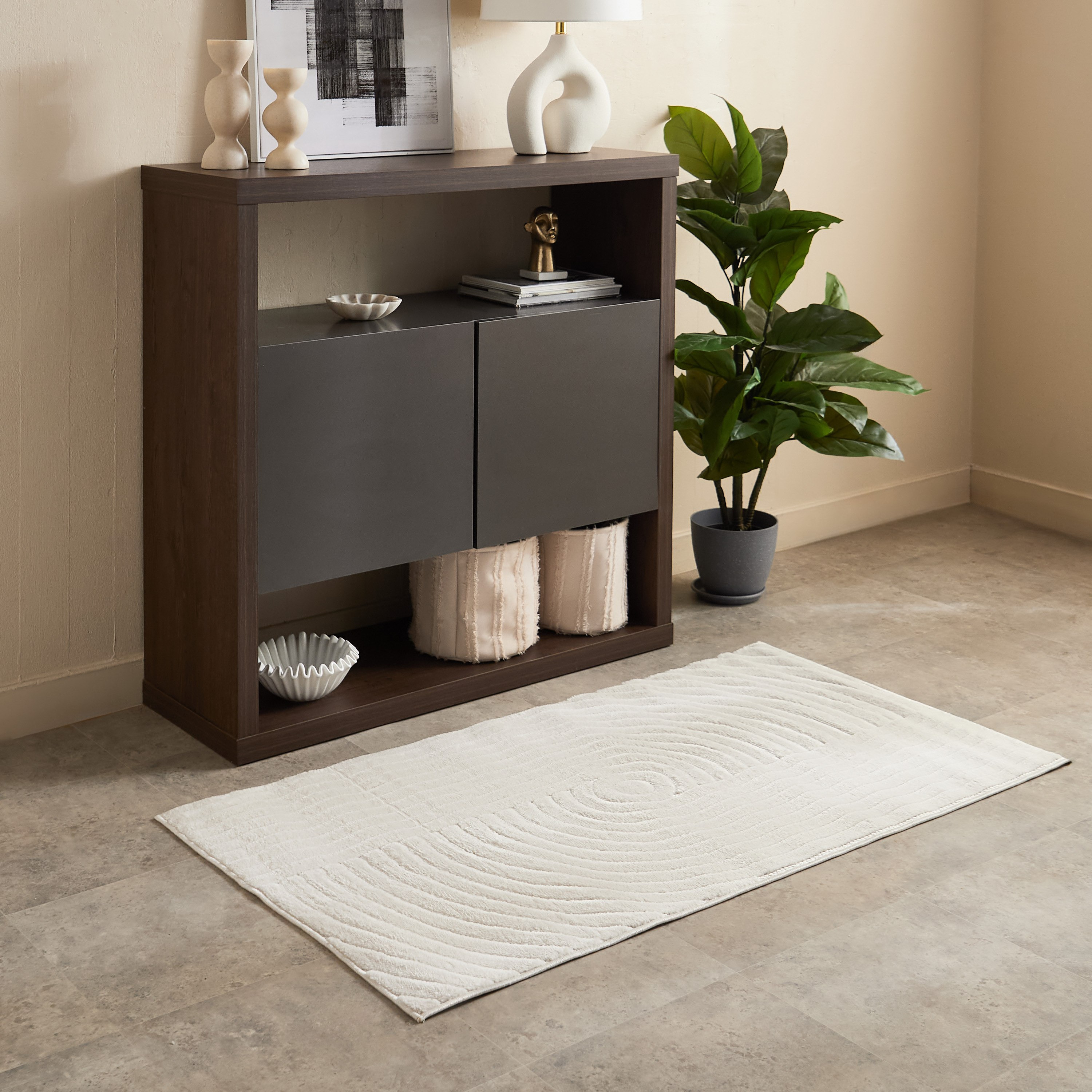 Gleem Alwan Anti Skid Polypropylene Rug - 80x150 cm-hbxdecorandfurnishings-floorcoverings-rugs-image-5