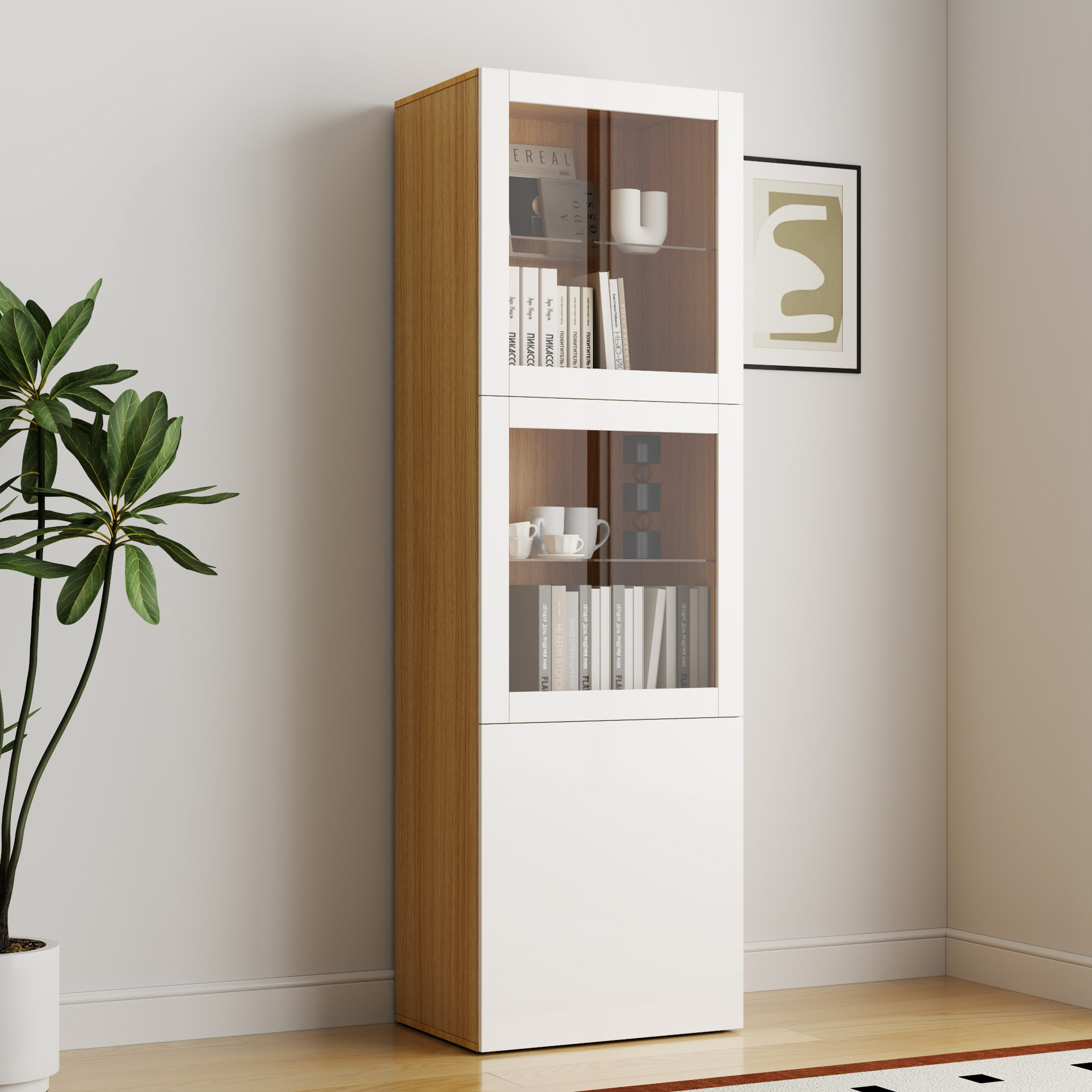وحدة عرض 3 أبواب مع زجاج من ريفا-hbxlivingroom-mediaunitsandstorage-tvunits-image-1
