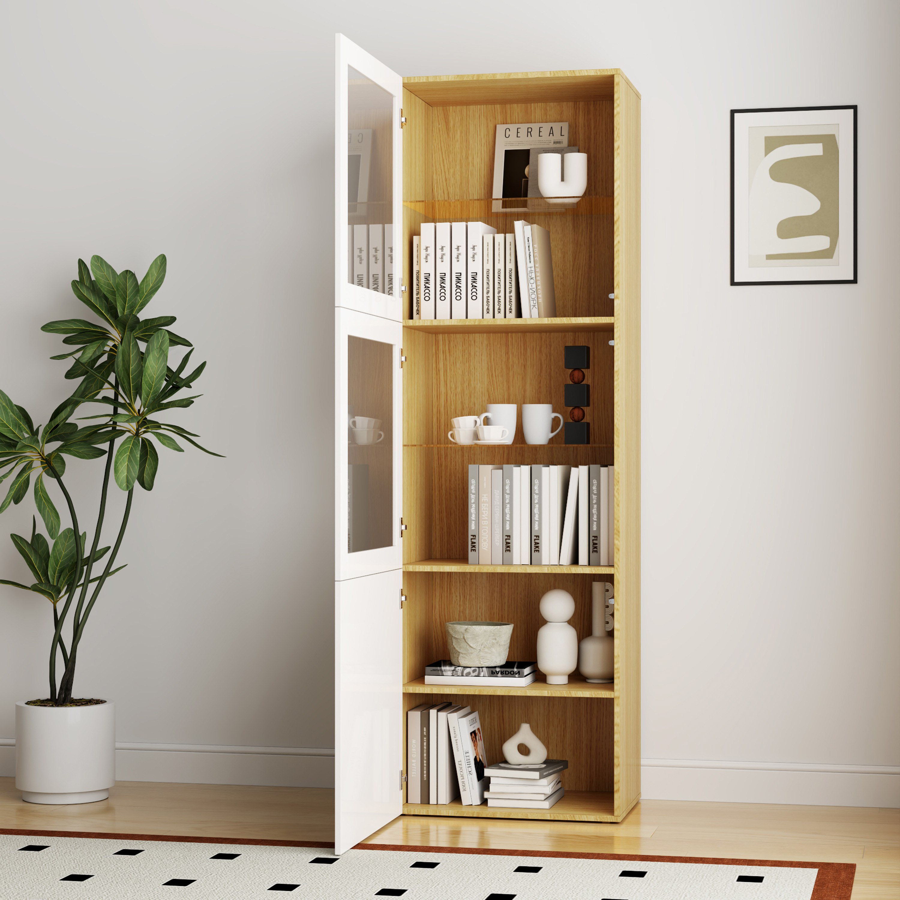 وحدة عرض 3 أبواب مع زجاج من ريفا-hbxlivingroom-mediaunitsandstorage-tvunits-image-2