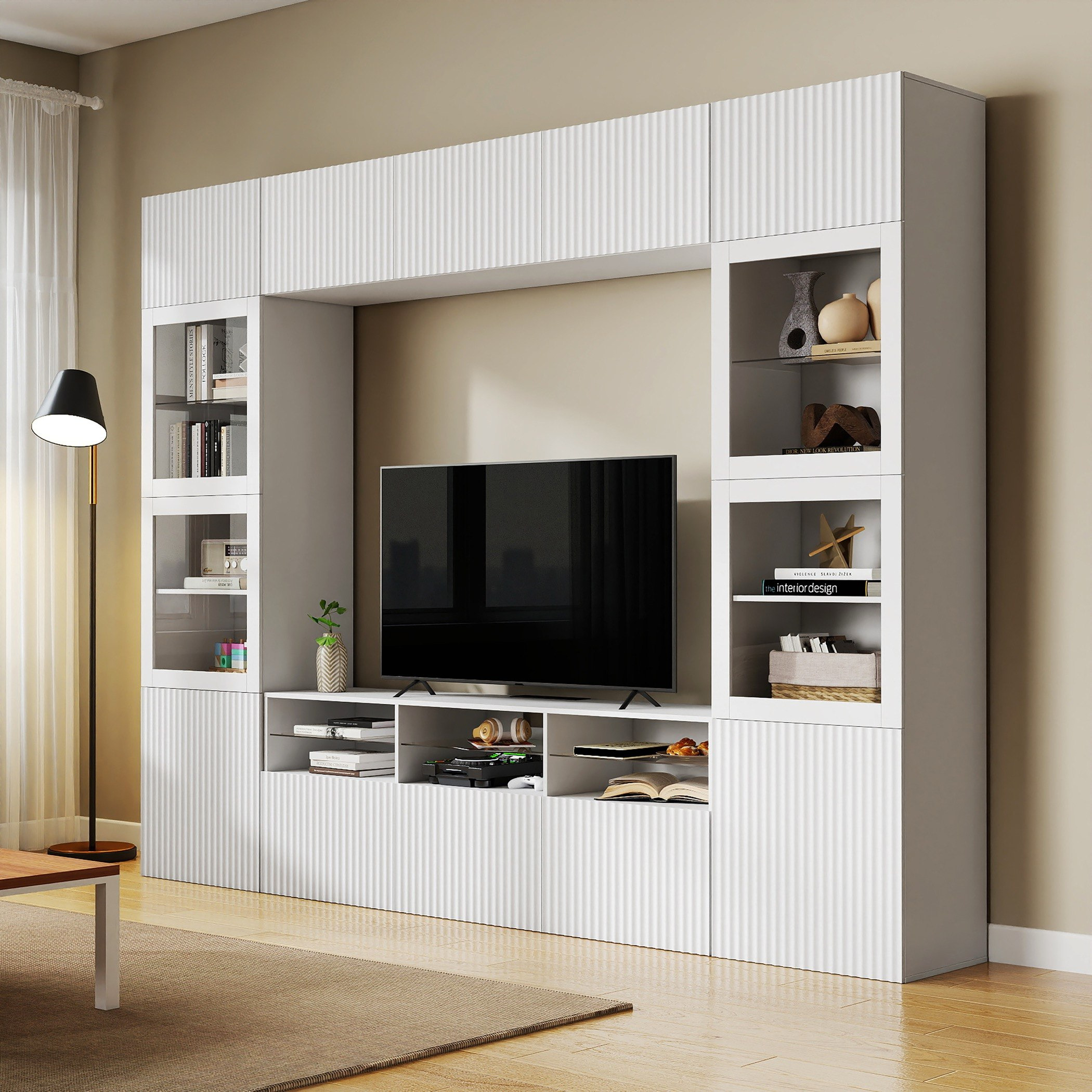 خزانة عرض قابلة للتثبيت ببابين يمين ويسار مع زجاج من ريفا أرينا-hbxlivingroom-mediaunitsandstorage-tvunits-image-3