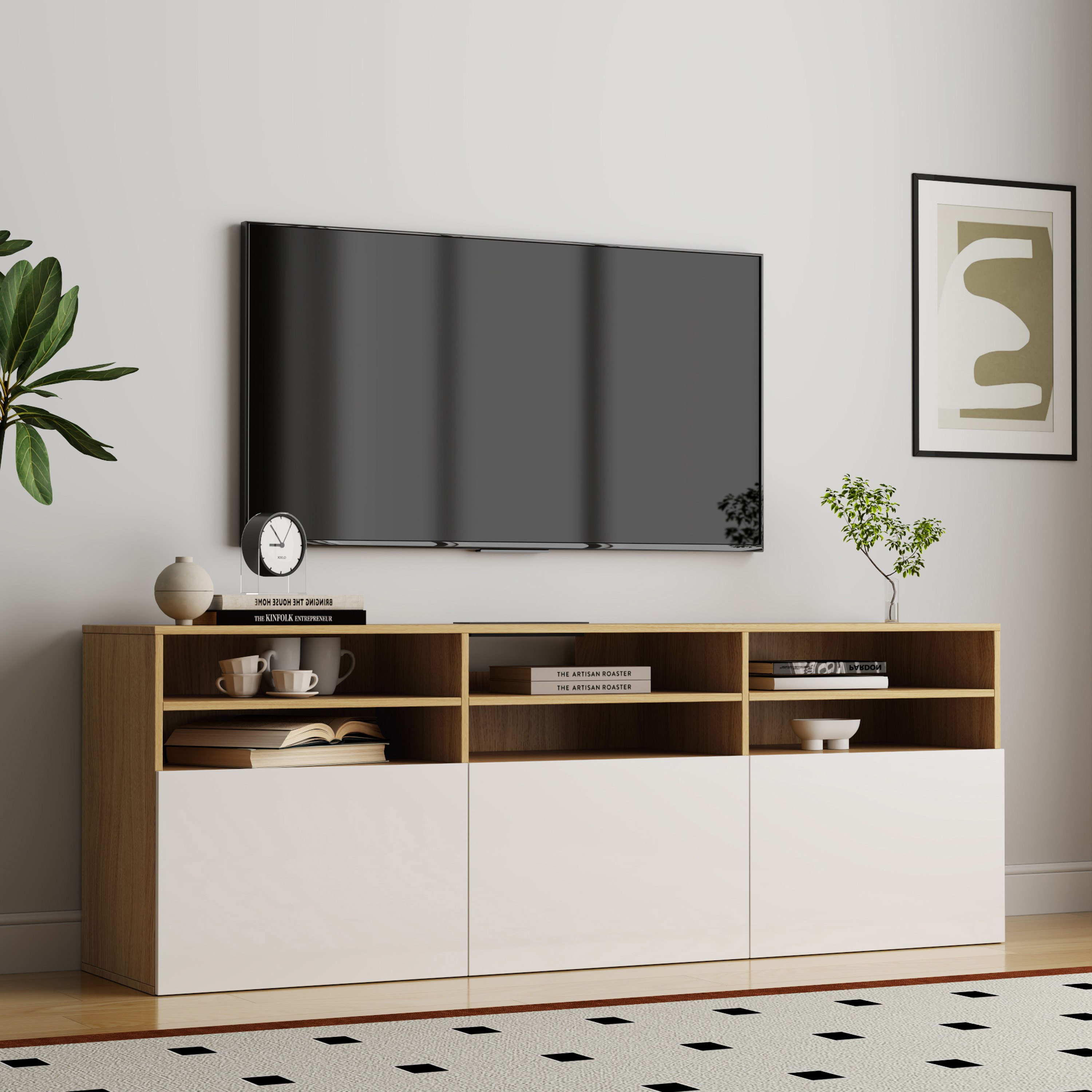Riva Emma TV Unit for TVs upto 75 inches-hbxlivingroom-mediaunitsandstorage-tvunits-image-1