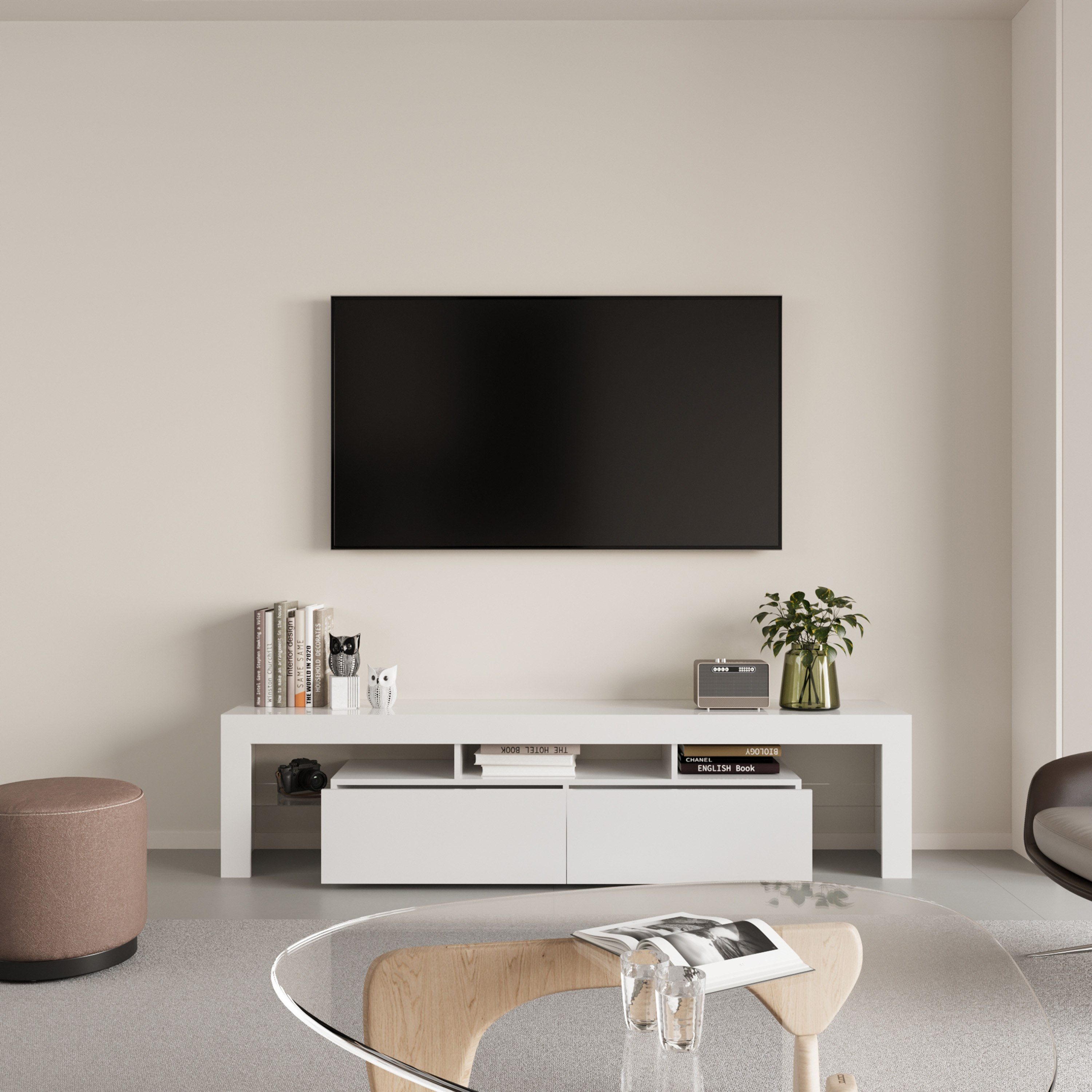 Lexa Low TV Unit for TVs up to 78 inches with LED Light-hbxlivingroom-mediaunitsandstorage-tvunits-image-5