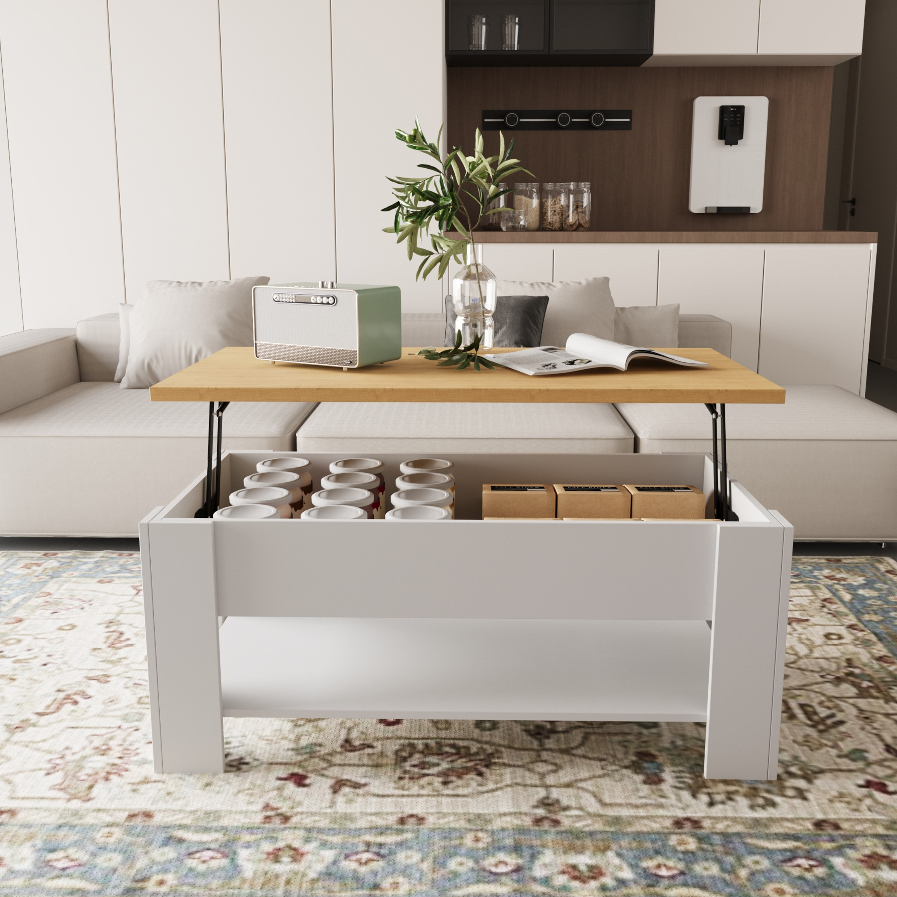 Movo Sky Lift Top Coffee Table with Storage and Shelf-hbxlivingroom-tablesandstands-coffeetables-image-3