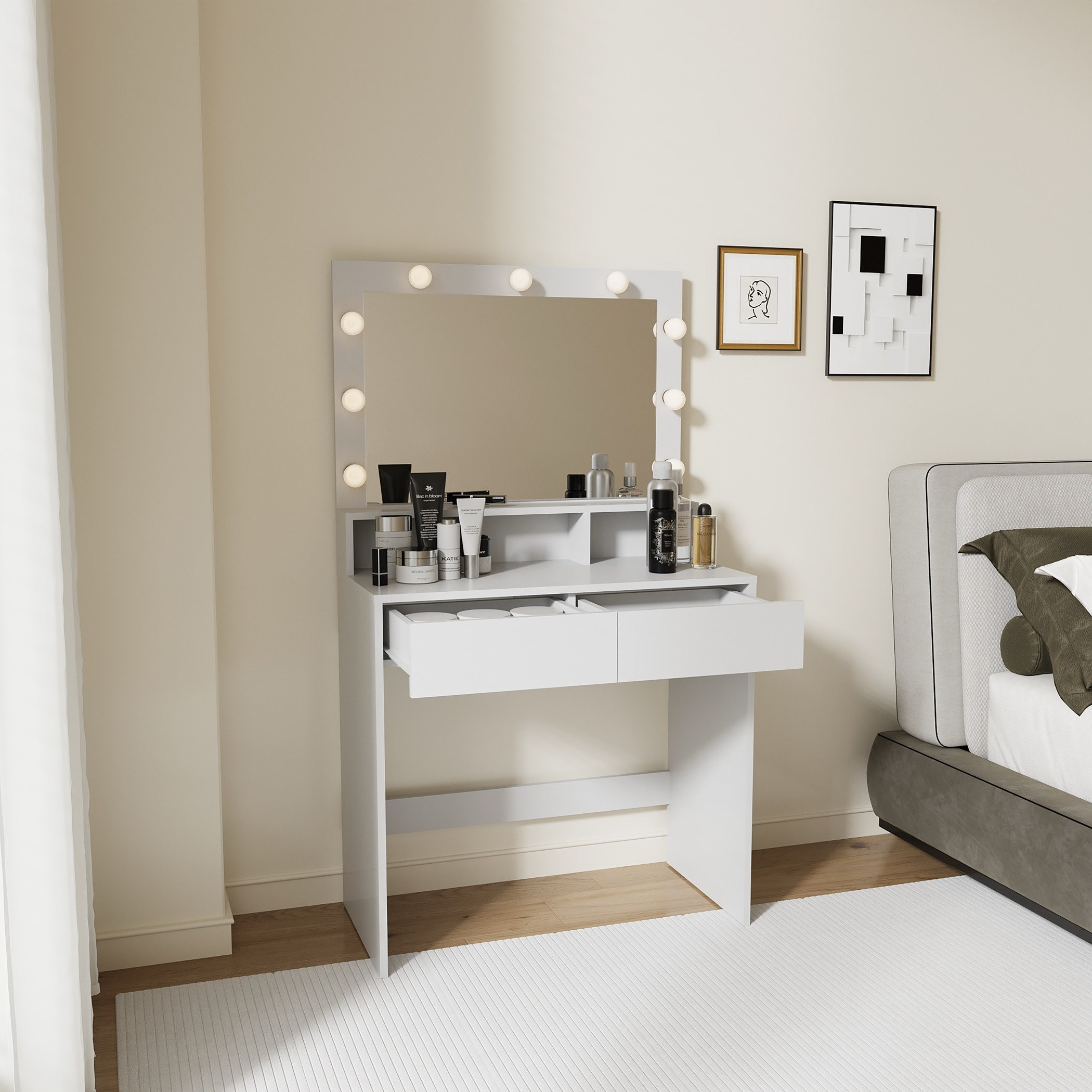 Movo Emilia Dressing Vanity Table with Mirror and Light-hbxfurniture-bedroom-dressersandmirrors-image-5